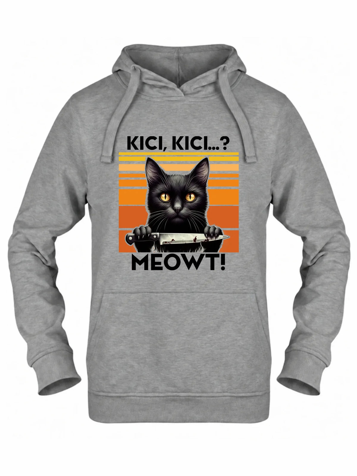 Bluza damska - Kot z nożem - Kici, kici... MEOWT! HL17