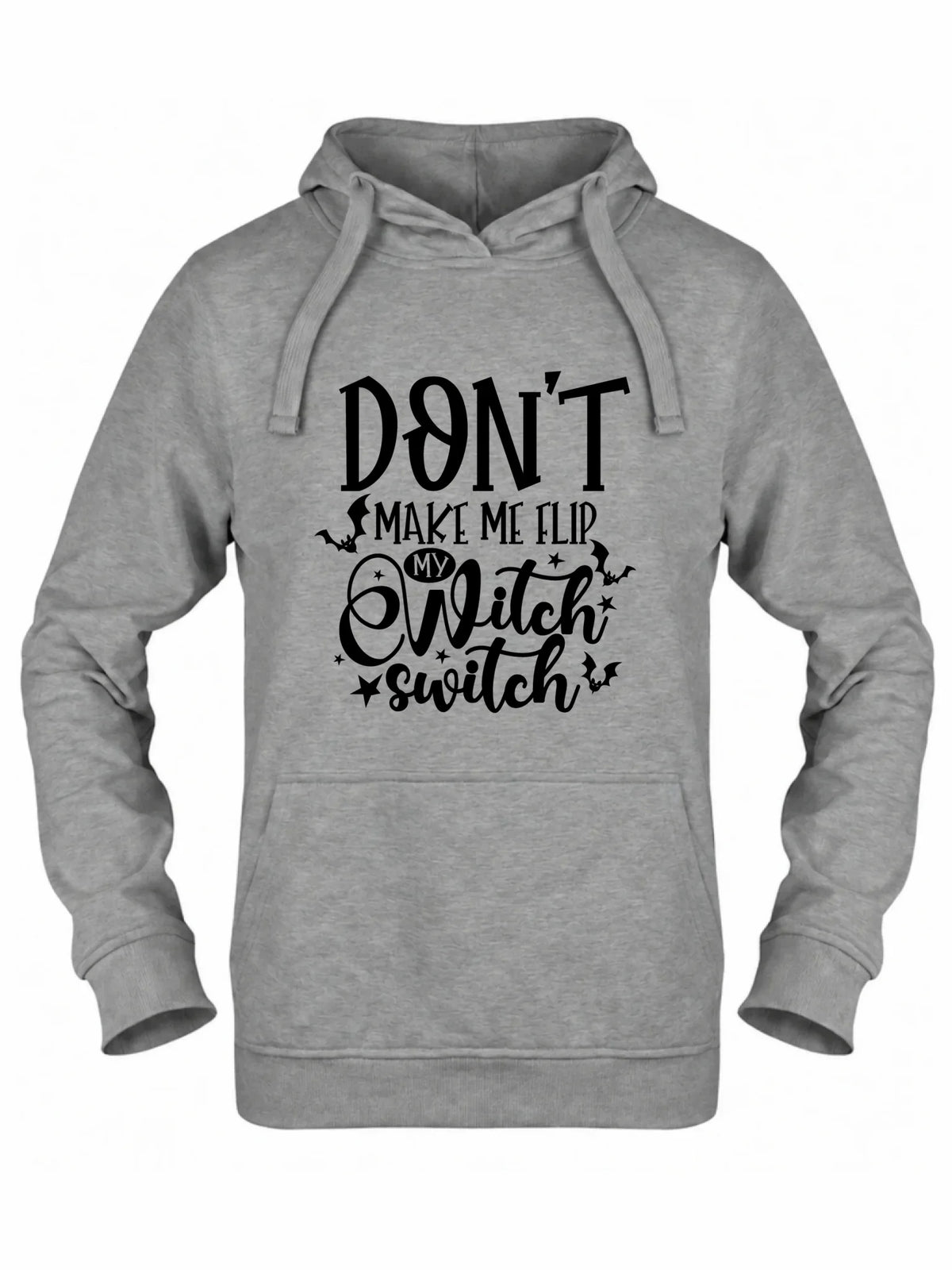 Bluza damska z kapturem na Halloween - Don't make me flip my witch switch - śmieszna HL11