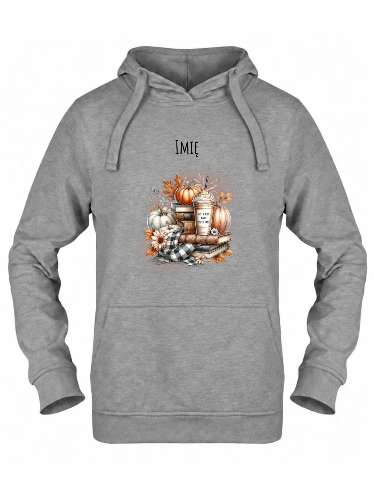 Bluza damska z kapturem jesienna - Książkara - personalizowana JS14