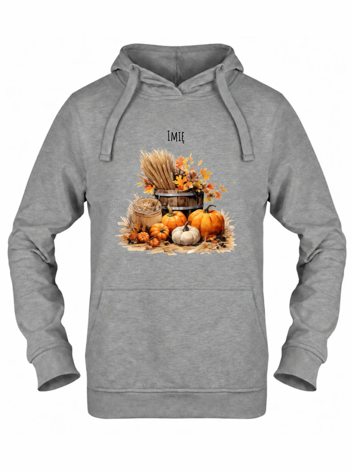 Bluza damska z kapturem jesieniara - Harvest vibes - personalizowana JS09
