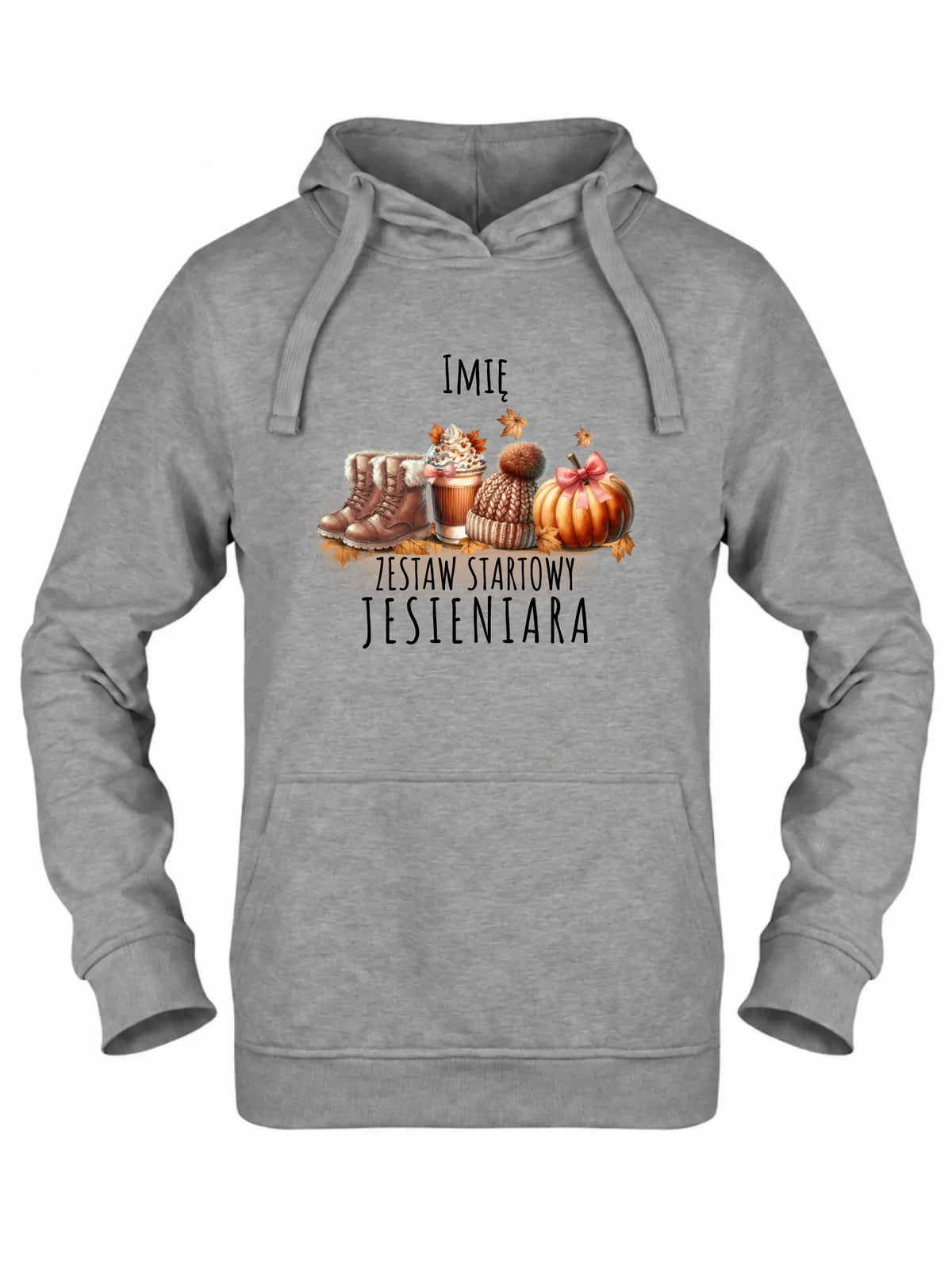 Bluza damska z kapturem jesieniara – Zestaw startowy - personalizowana JS05