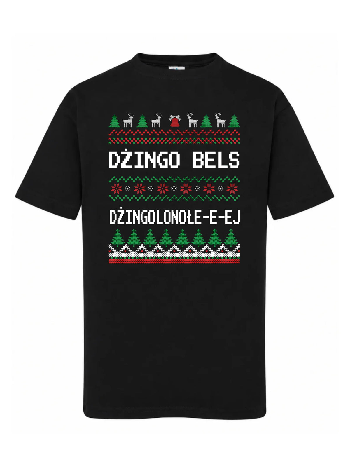 Koszulka dziecięca świąteczna - prezent na Święta - Dżingo bels BN11
