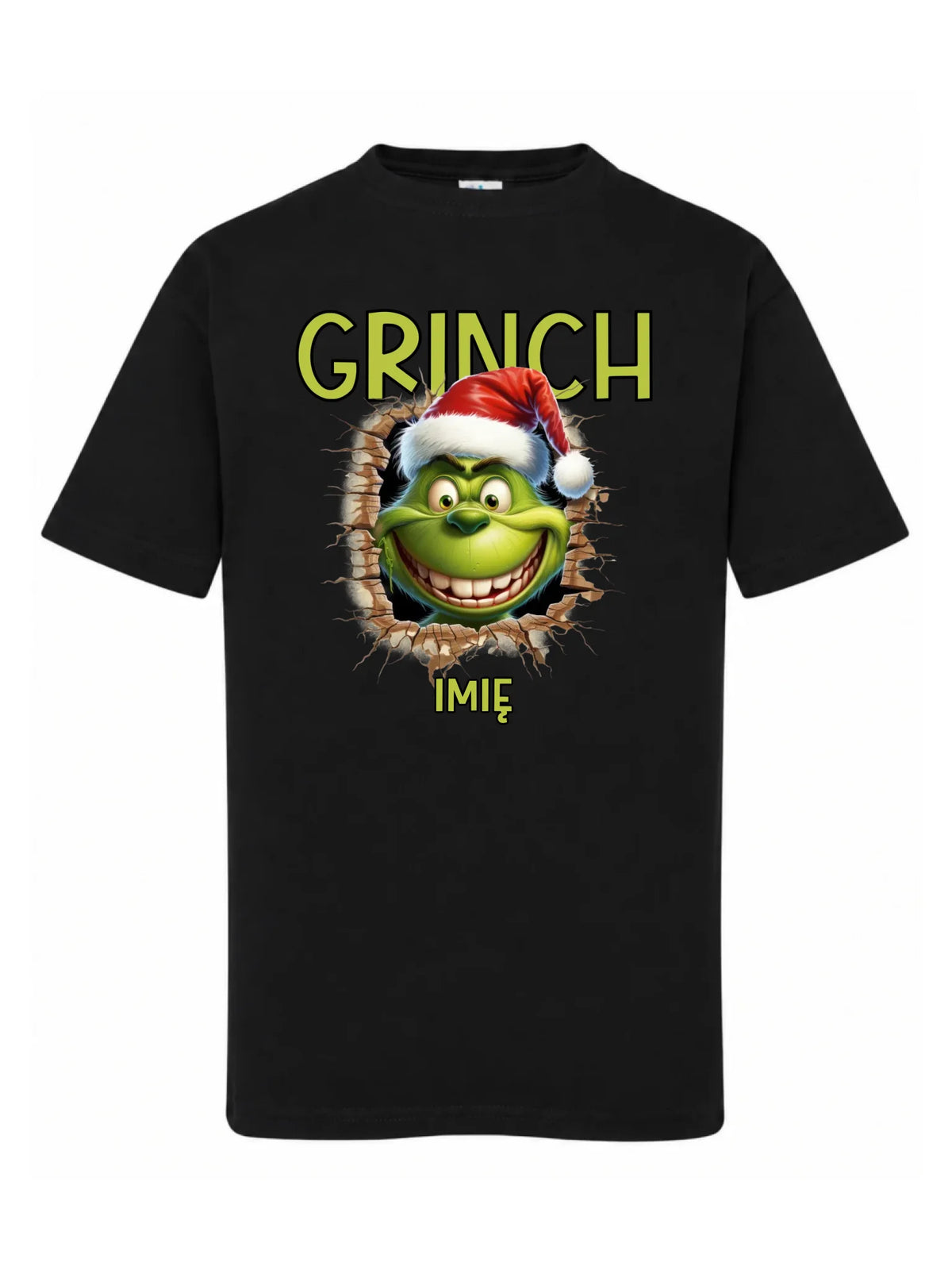 Koszulka dziecięca świąteczna - Grinch - personalizowana BN112