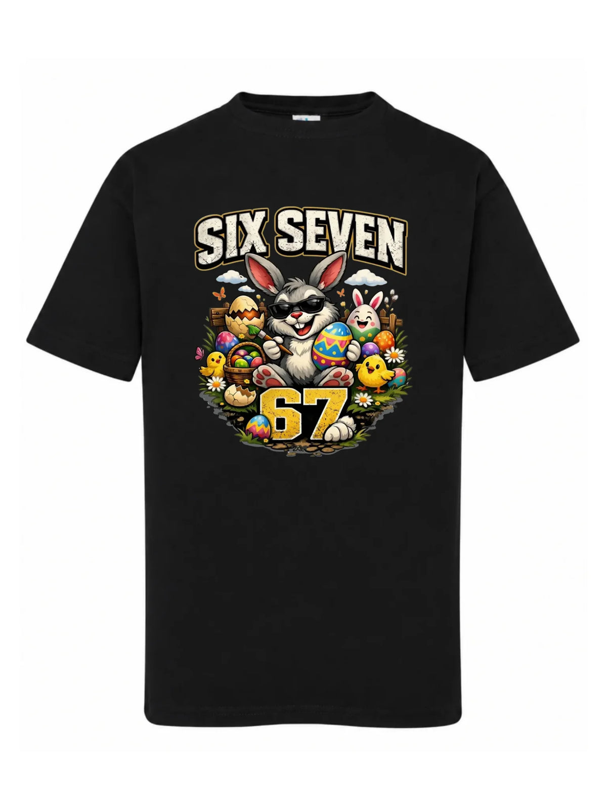 Koszulka dziecięca wielkanocna - Zając Six Seven 67 WN10