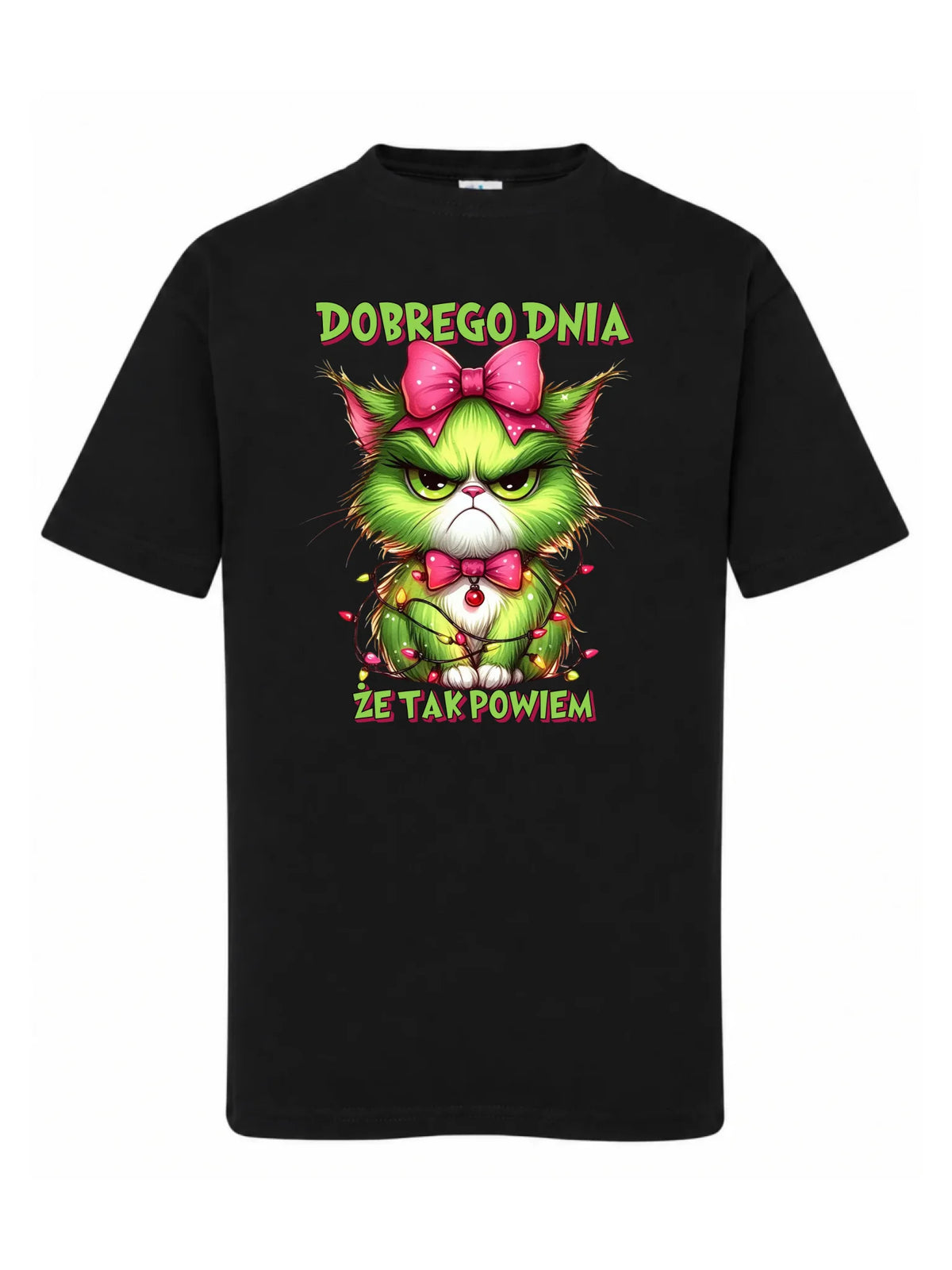 Koszulka dziecięca świąteczna - prezent dla niej - Grinch dobrego dnia, że tak powiem BN153