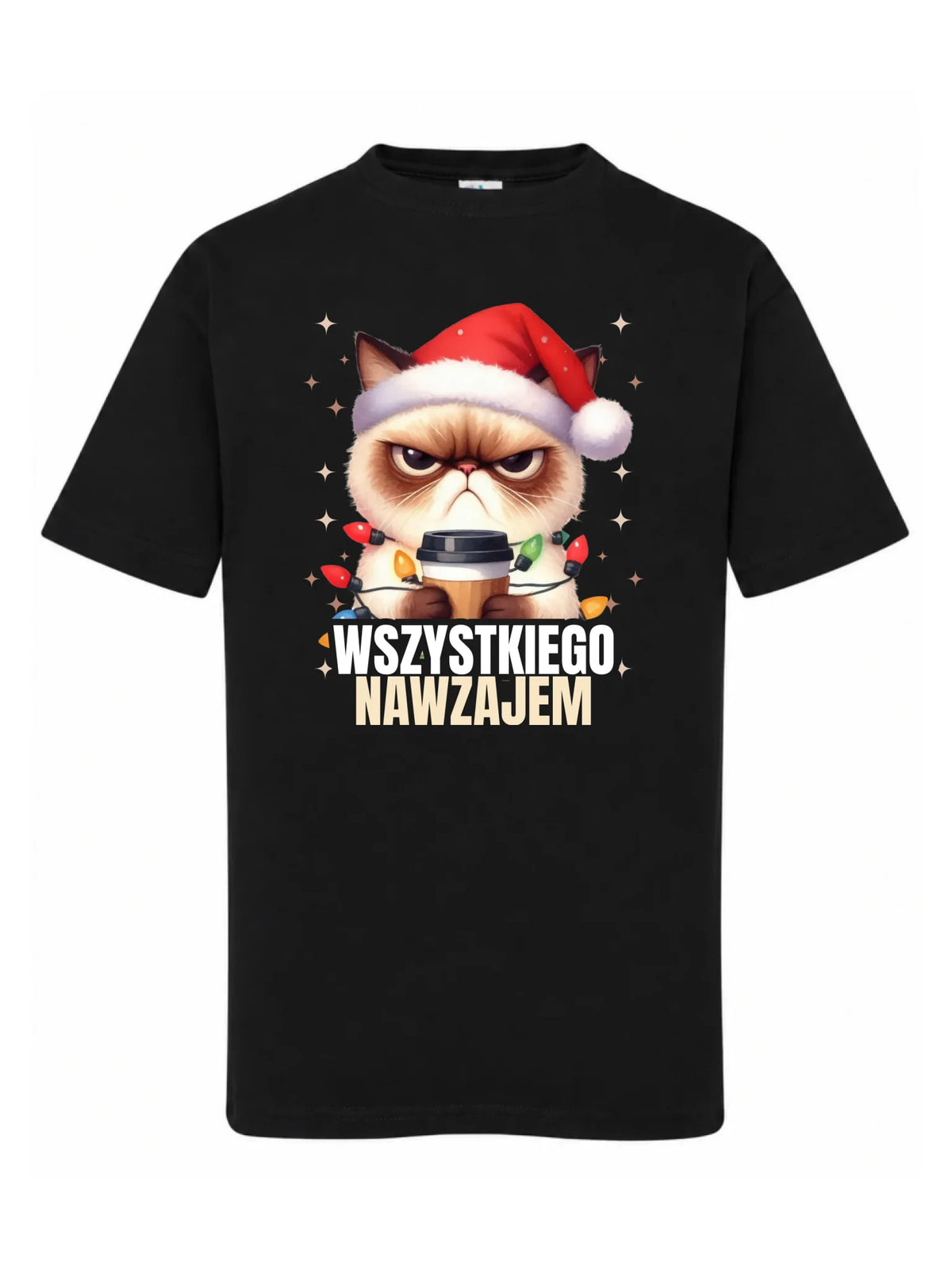 Koszulka dziecięca świąteczna - Grumpy Cat Wszystkiego nawzajem BN33