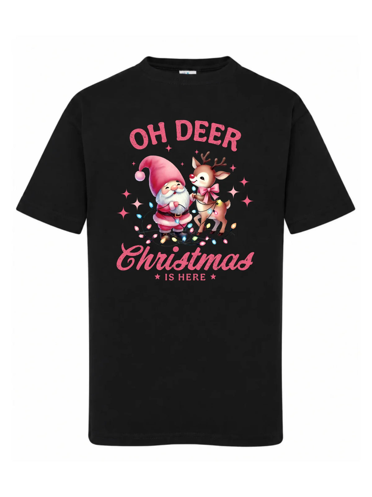 Koszulka dziecięca świąteczna - Oh deer Christmas is here BN59