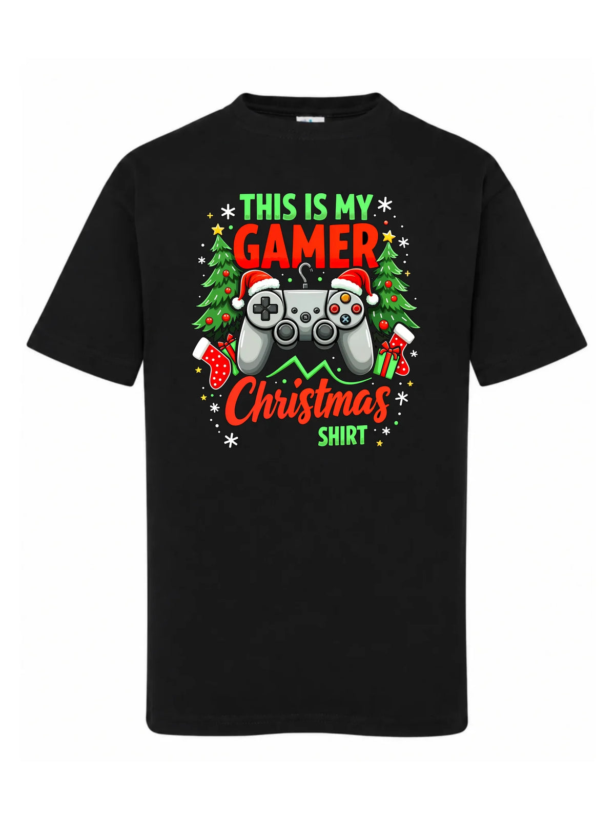 Koszulka dziecięca świąteczna - prezent dla gracza - Gamer Christmas T-shirt BN135