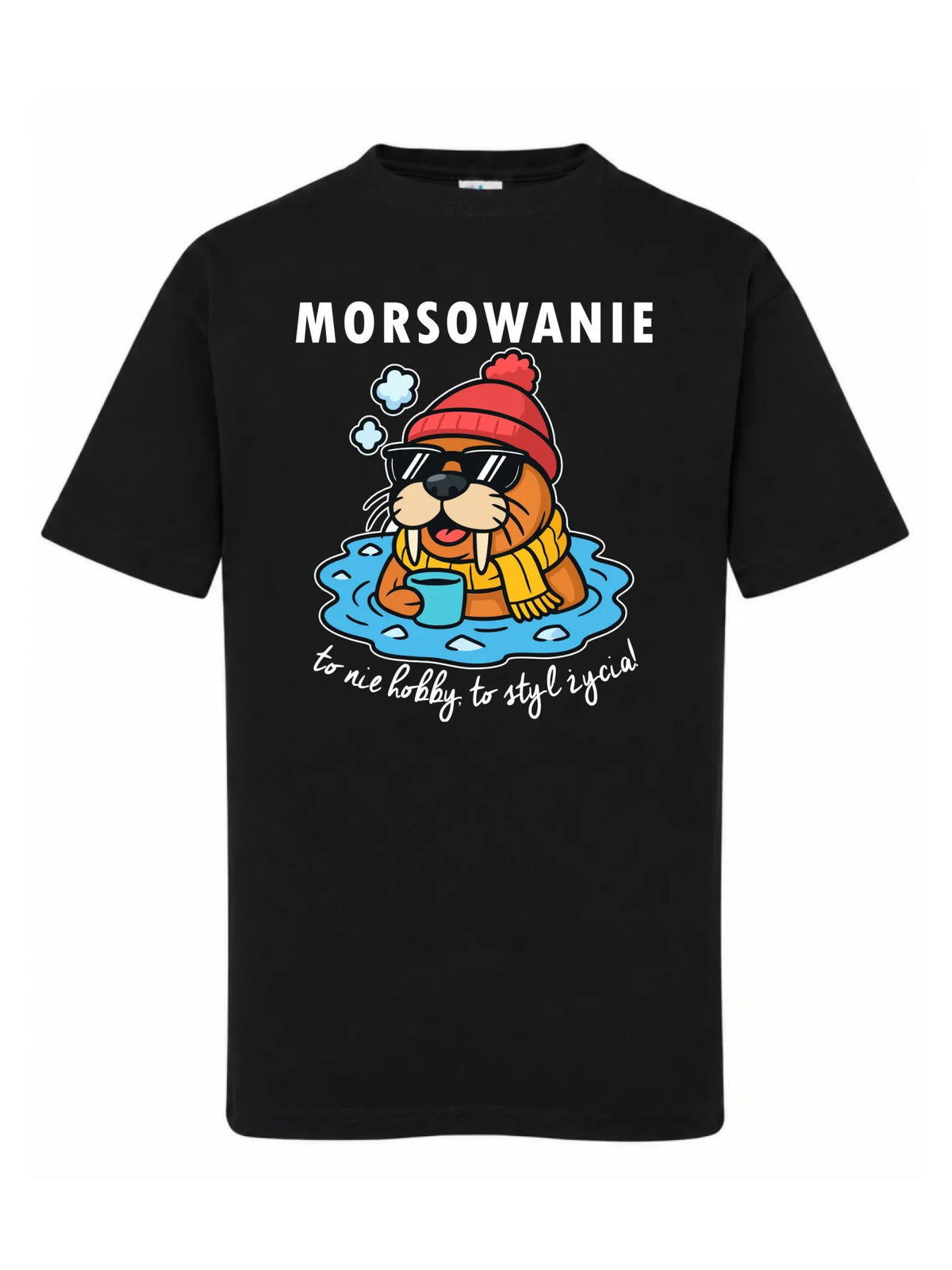 Koszulka dziecięca - prezent dla morsa - Morsowanie to styl życia HM10