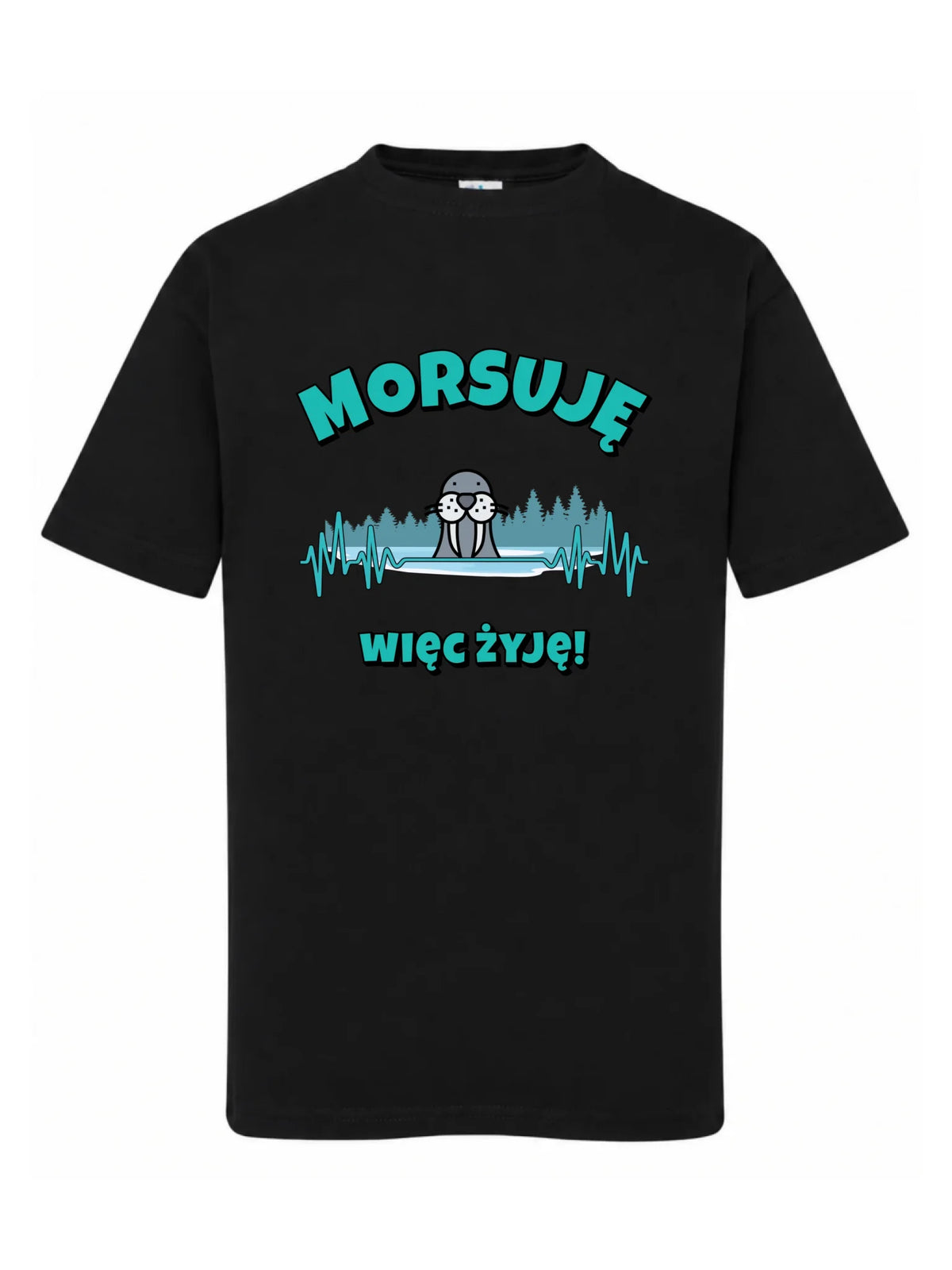 Koszulka dziecięca - prezent dla morsa - Morsuję więc żyję - Mors HM02