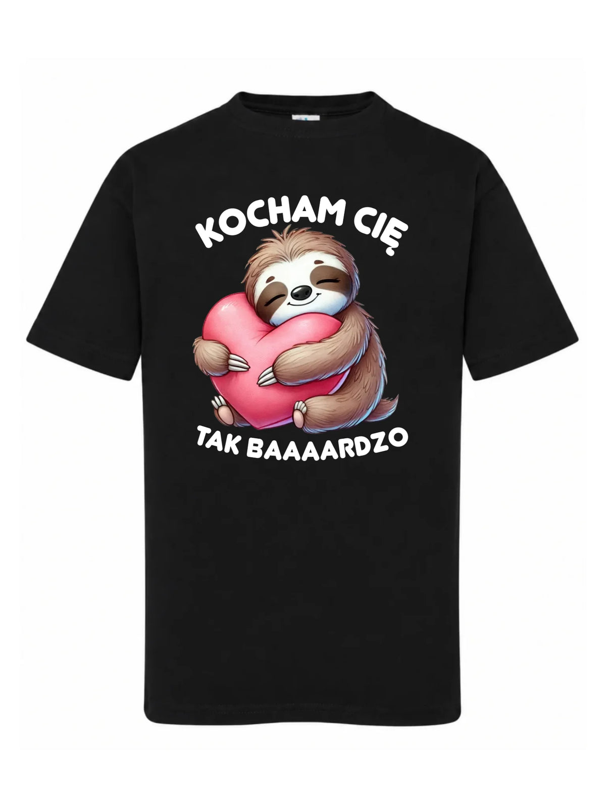 Koszulka dziecięca - Leniwiec Kocham Cię tak baaaardzo W16
