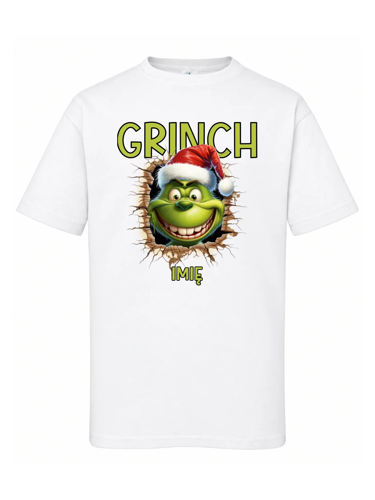 Koszulka dziecięca świąteczna - Grinch - personalizowana BN112