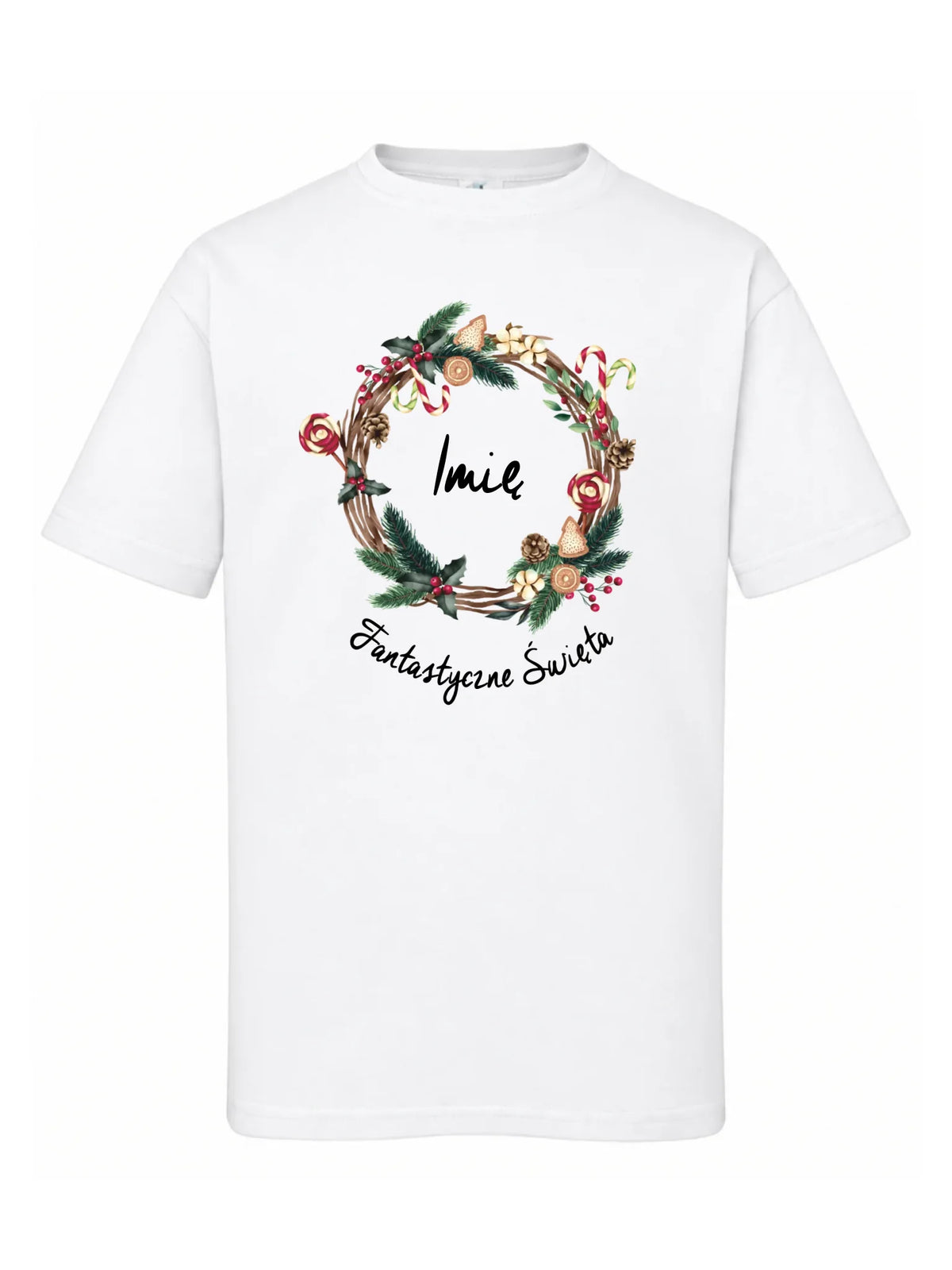 Koszulka dziecięca świąteczna - Fantastyczne Święta - personalizowana BN14