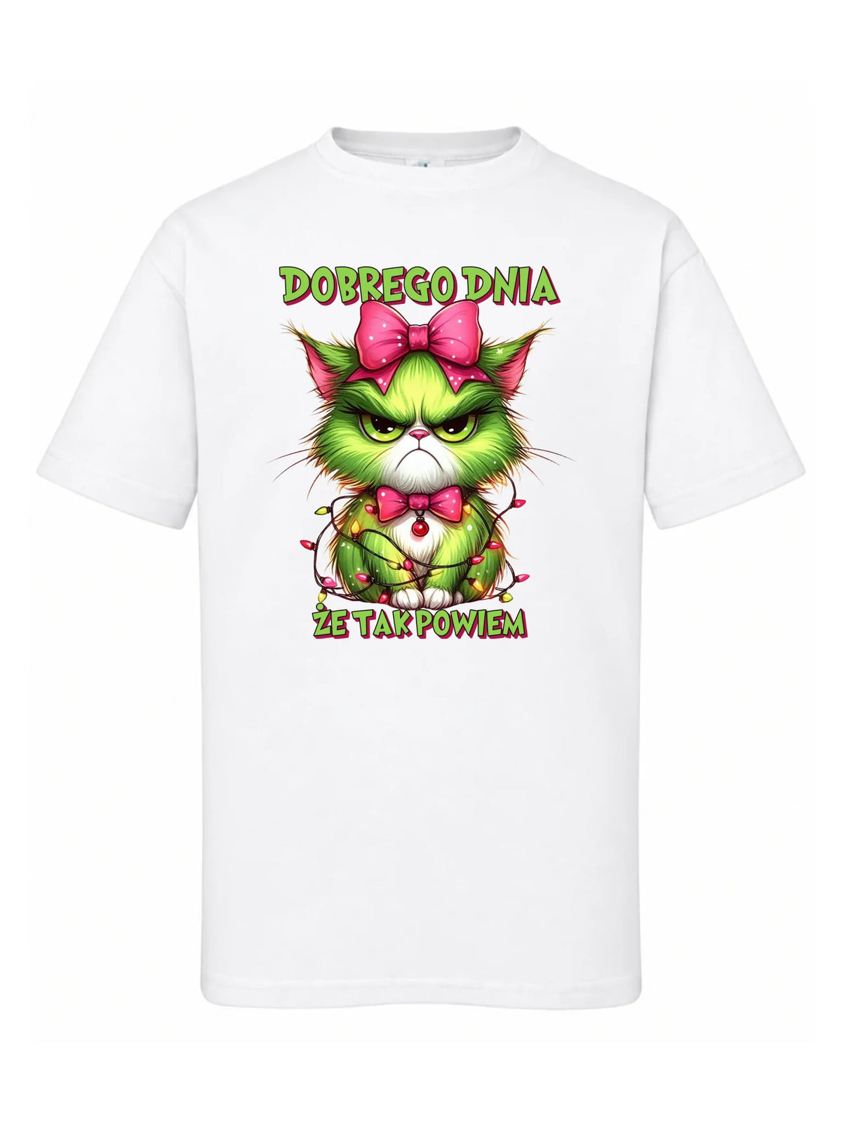 Koszulka dziecięca świąteczna - prezent dla niej - Grinch dobrego dnia, że tak powiem BN153