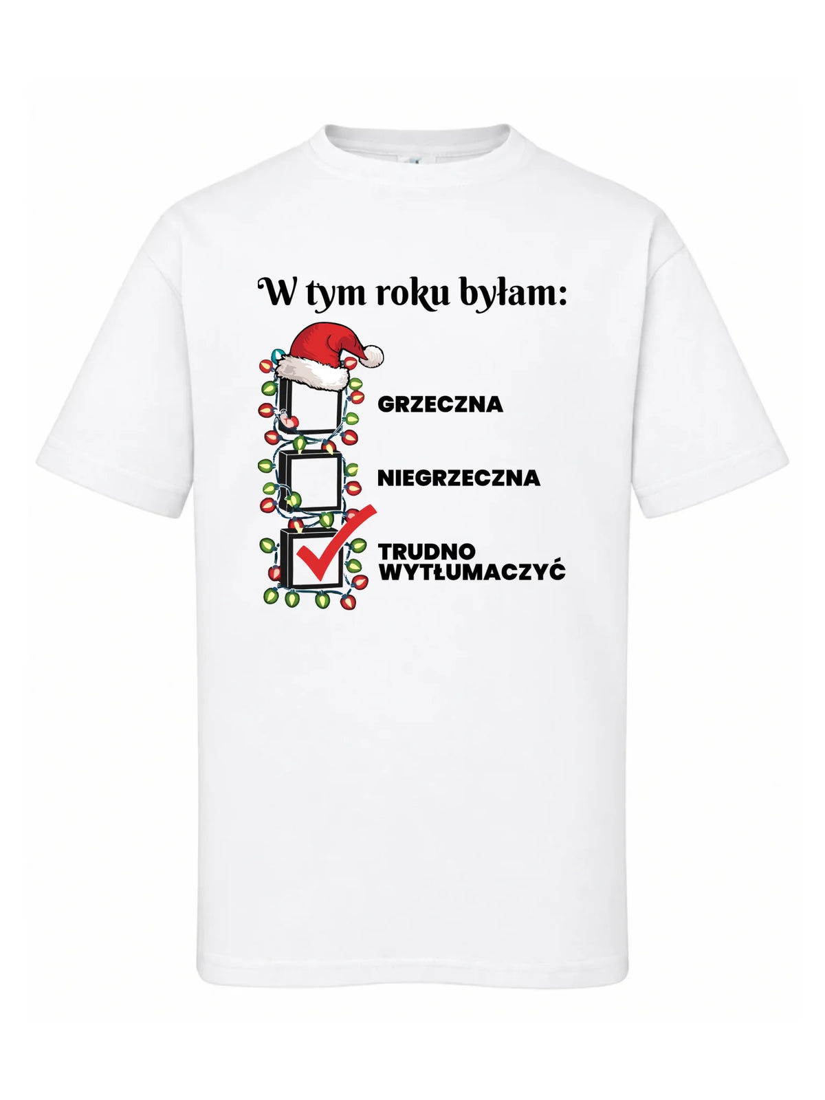 Koszulka dziecięca świąteczna dla dziewczynki - Trudno wytłumaczyć BN137