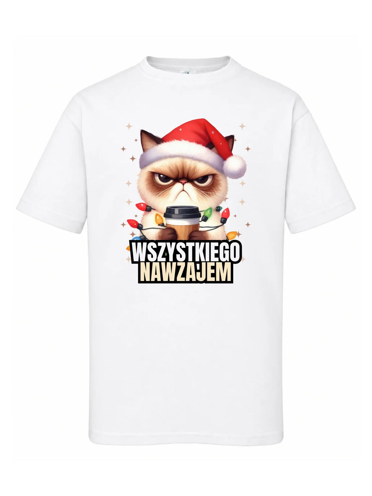 Koszulka dziecięca świąteczna - Grumpy Cat Wszystkiego nawzajem BN33
