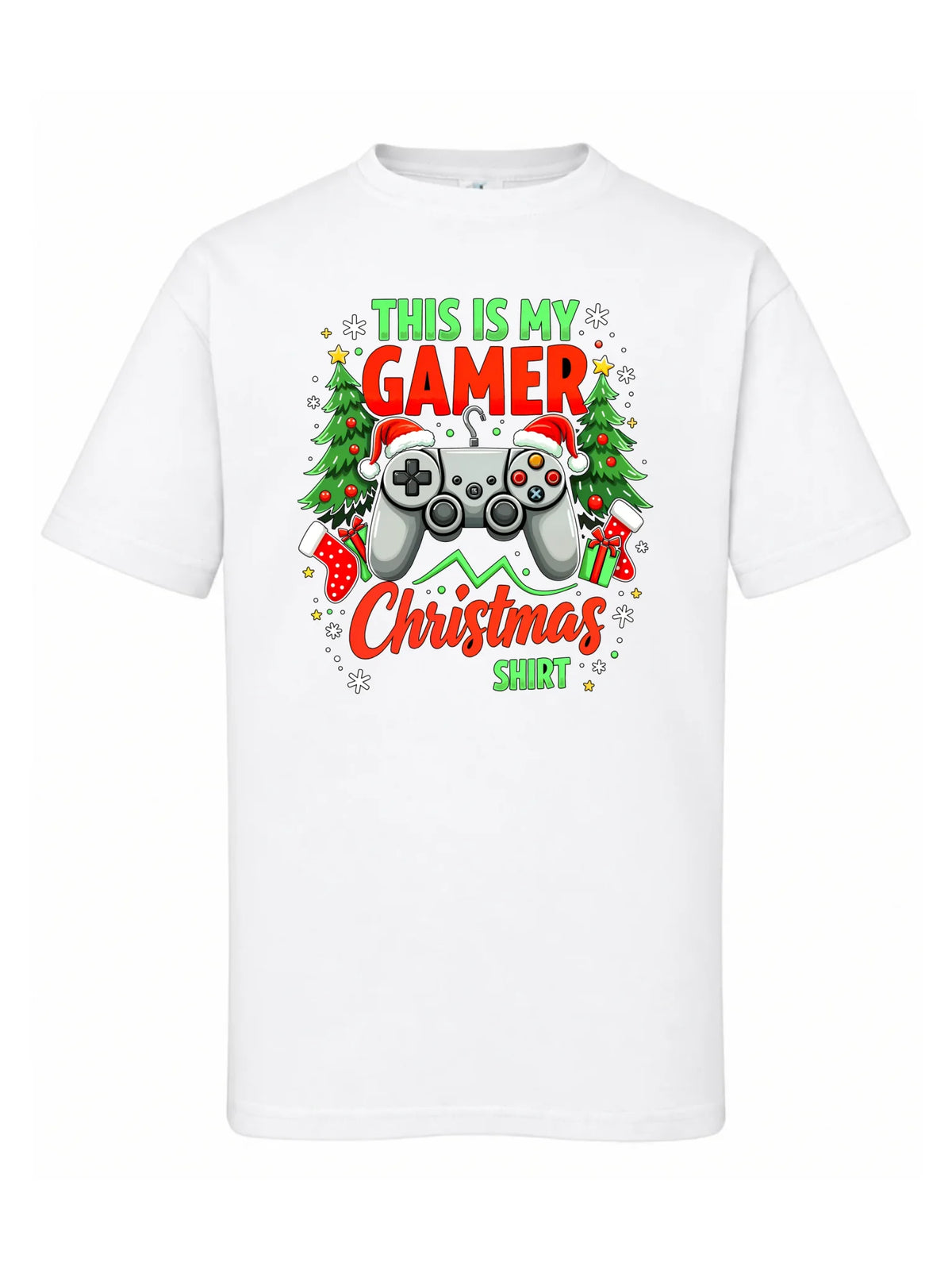 Koszulka dziecięca świąteczna - prezent dla gracza - Gamer Christmas T-shirt BN135