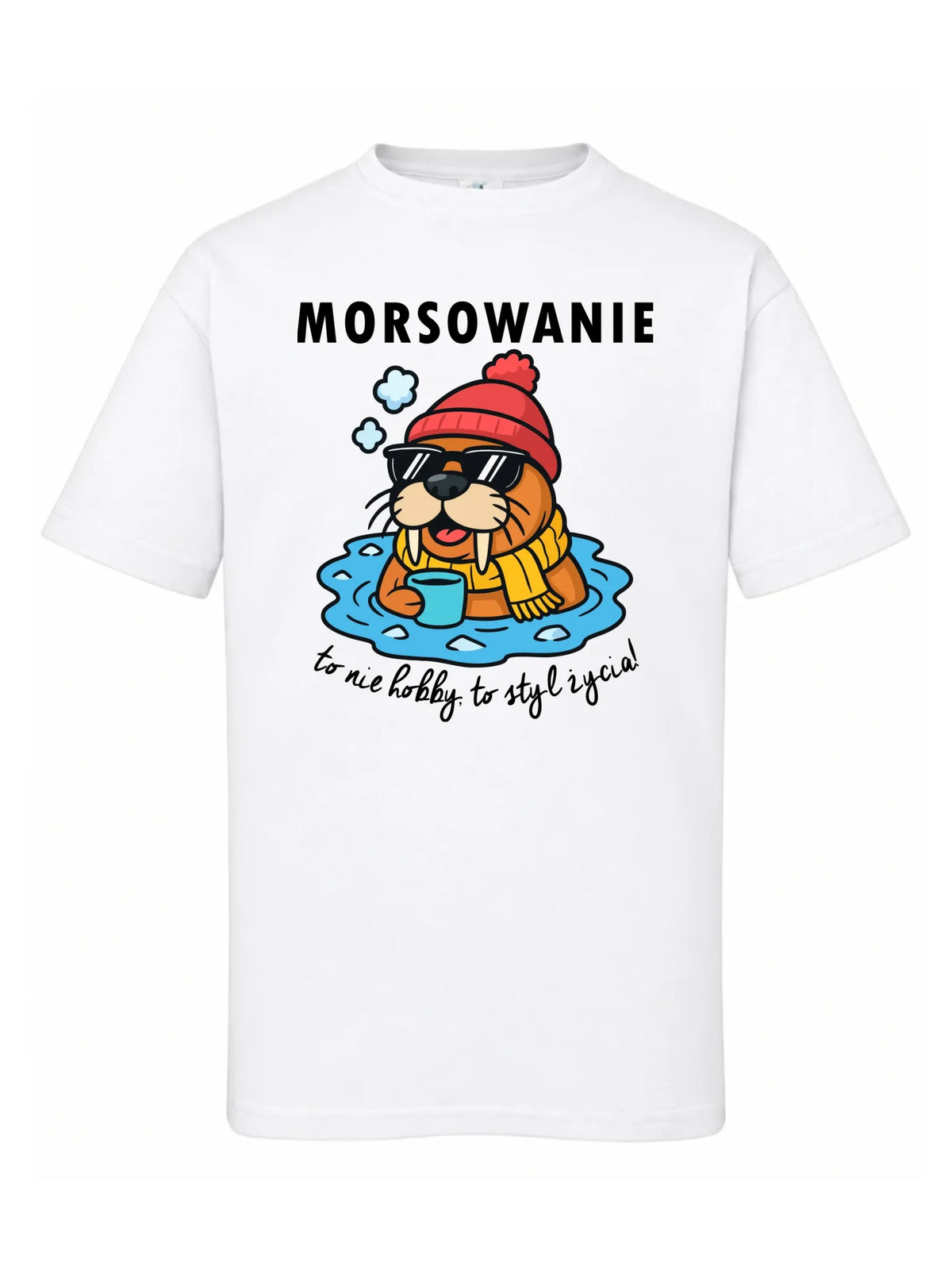 Koszulka dziecięca - prezent dla morsa - Morsowanie to styl życia HM10
