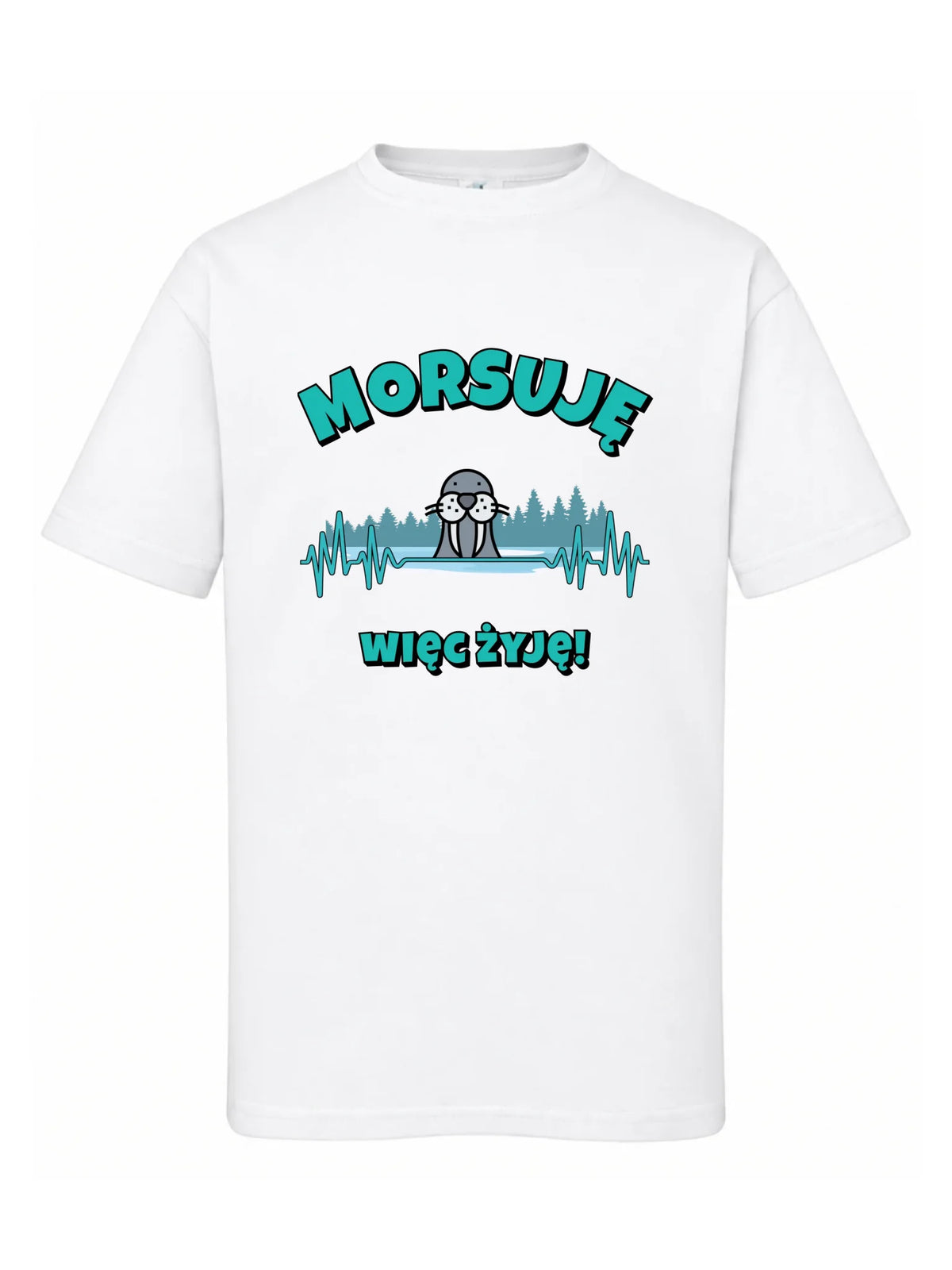 Koszulka dziecięca - prezent dla morsa - Morsuję więc żyję - Mors HM02