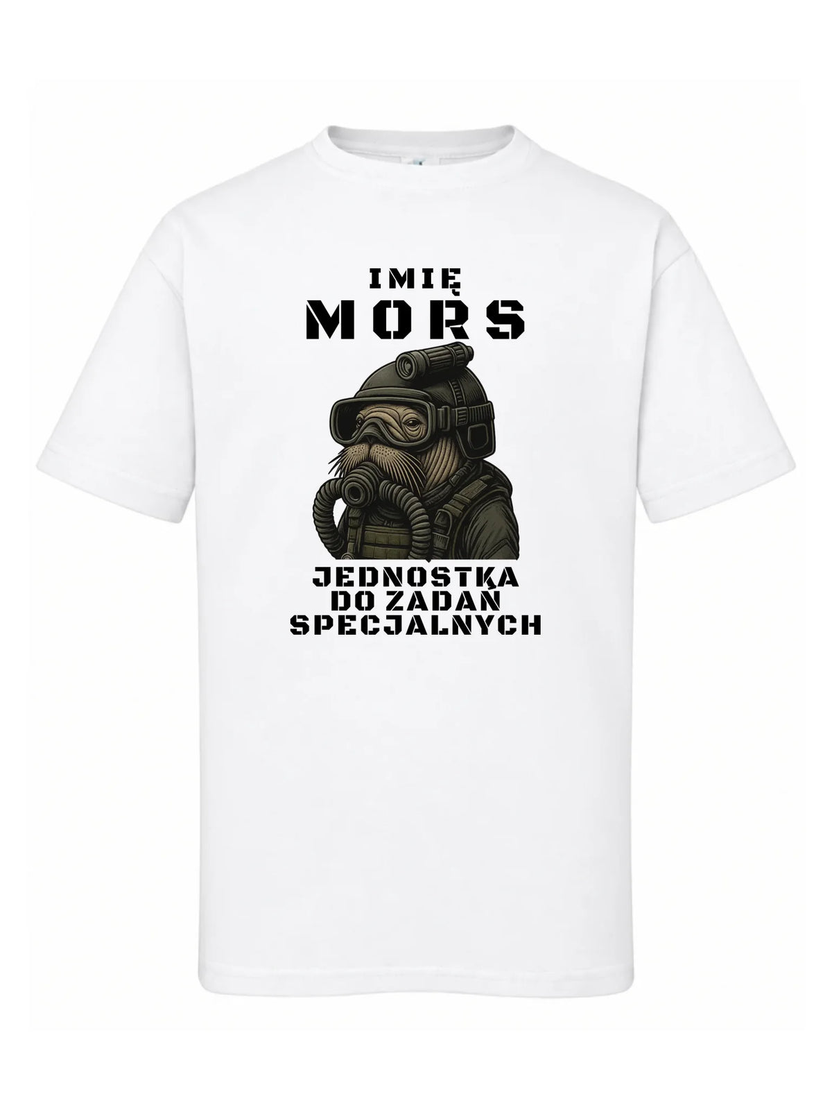 Koszulka dziecięca - prezent dla morsa - Mors do zadań specjalnych - personalizowana HM07