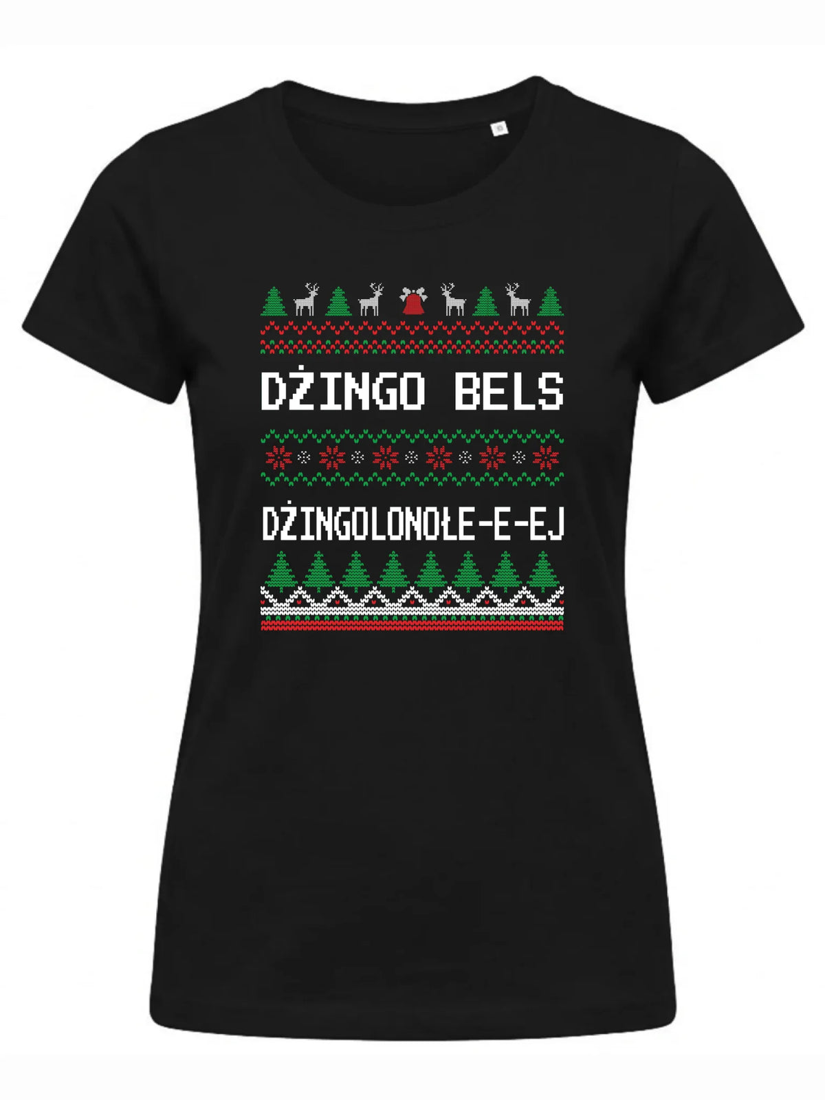 Koszulka damska świąteczna - prezent na Święta - Dżingo bels BN11