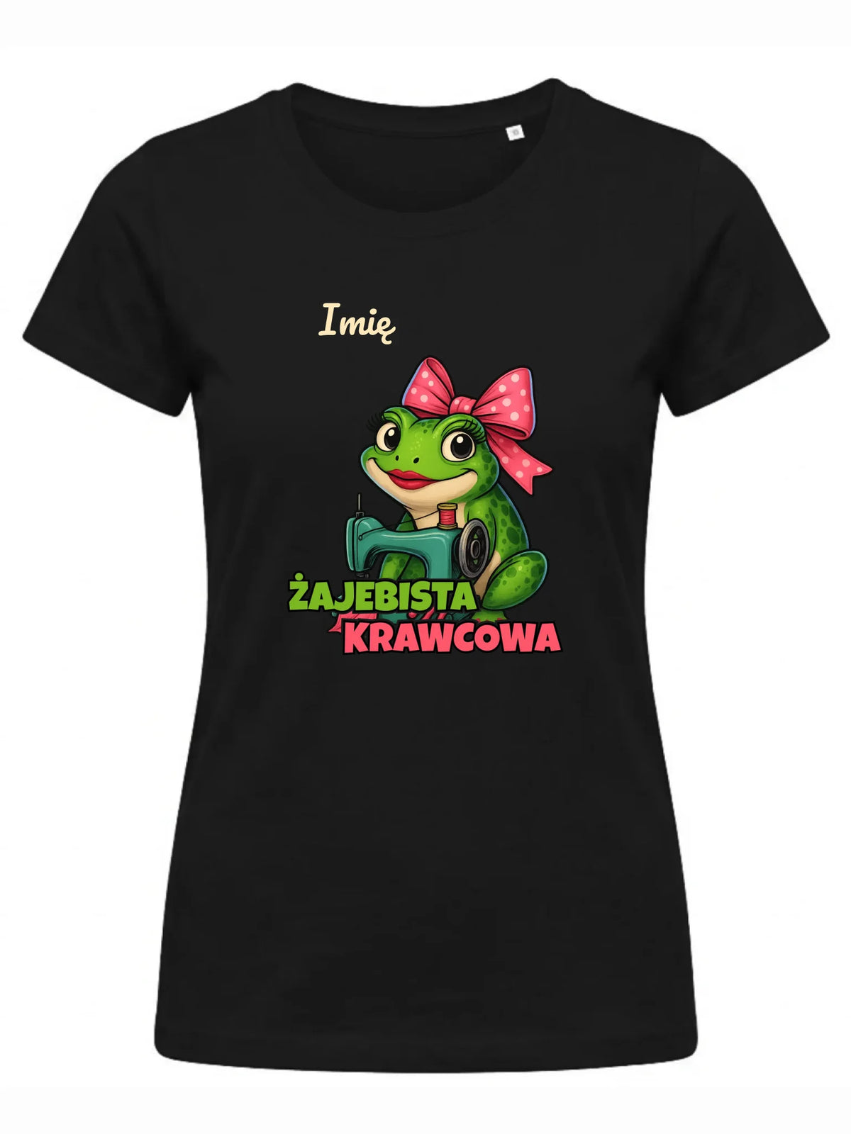 Koszulka damska szyciowa dla krawcowej - Żajebista Krawcowa - personalizowana HS32