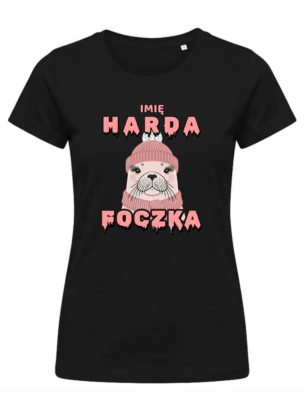 Koszulka damska - prezent dla morsa - Harda foczka - personalizowana HM05