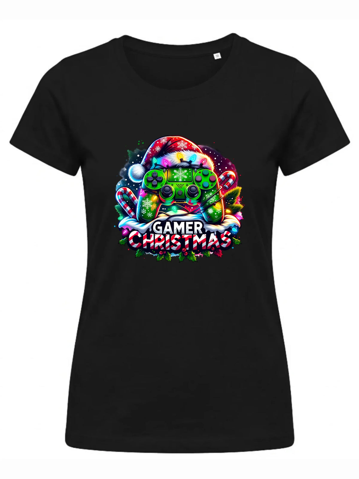 Koszulka damska świąteczna - prezent dla gracza - Christmas gamer BN22