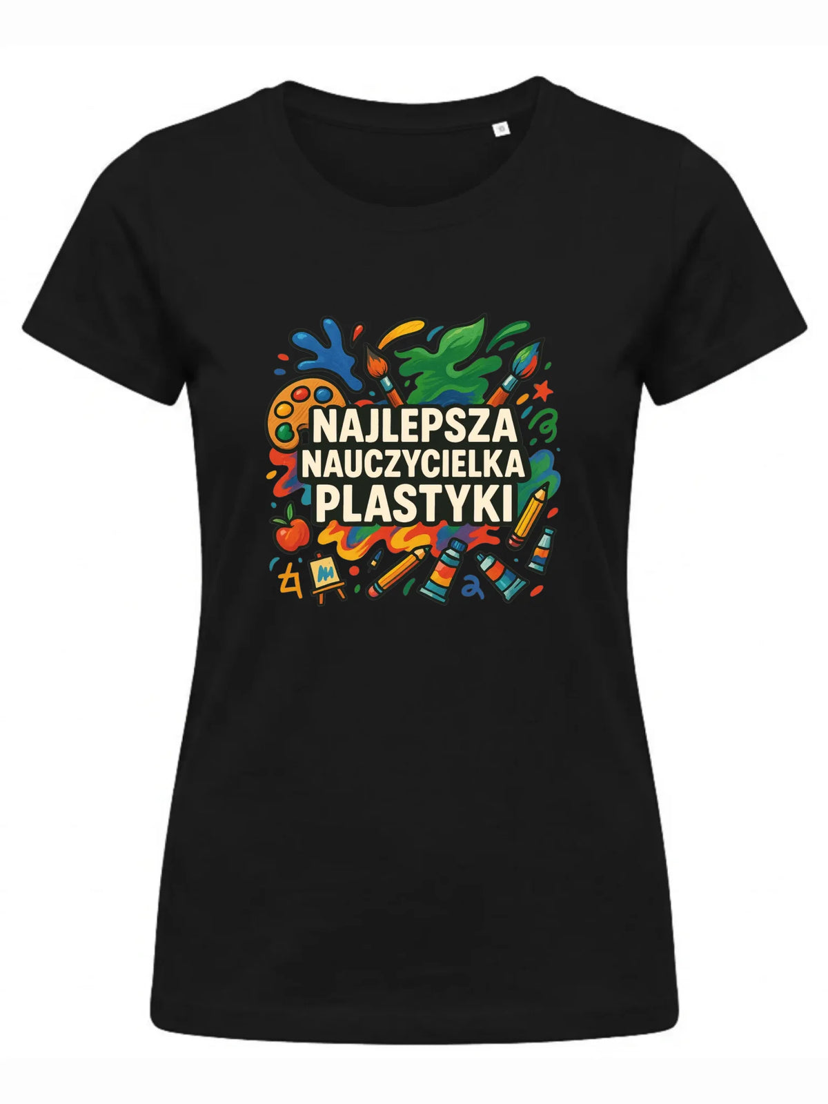 Koszulka damska dla nauczycielki - Najlepsza nauczycielka plastyki N49