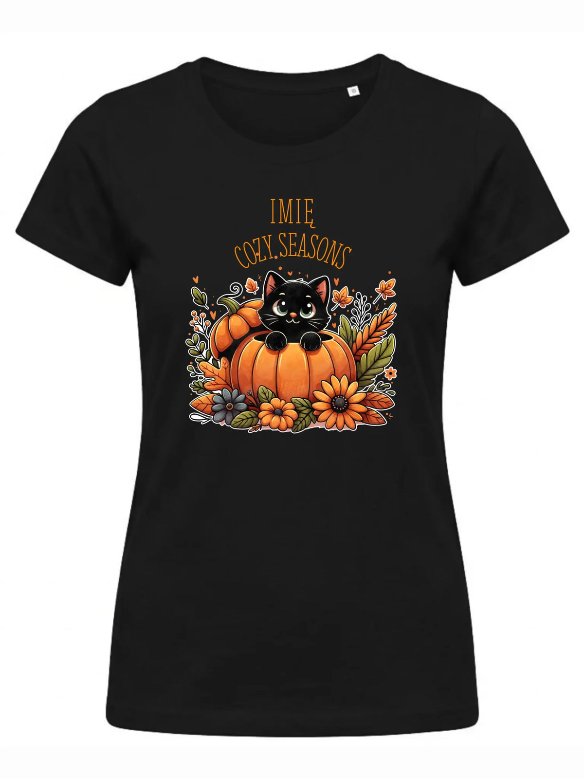 Koszulka damska jesieniara - Cozy Seasons - personalizowana JS01