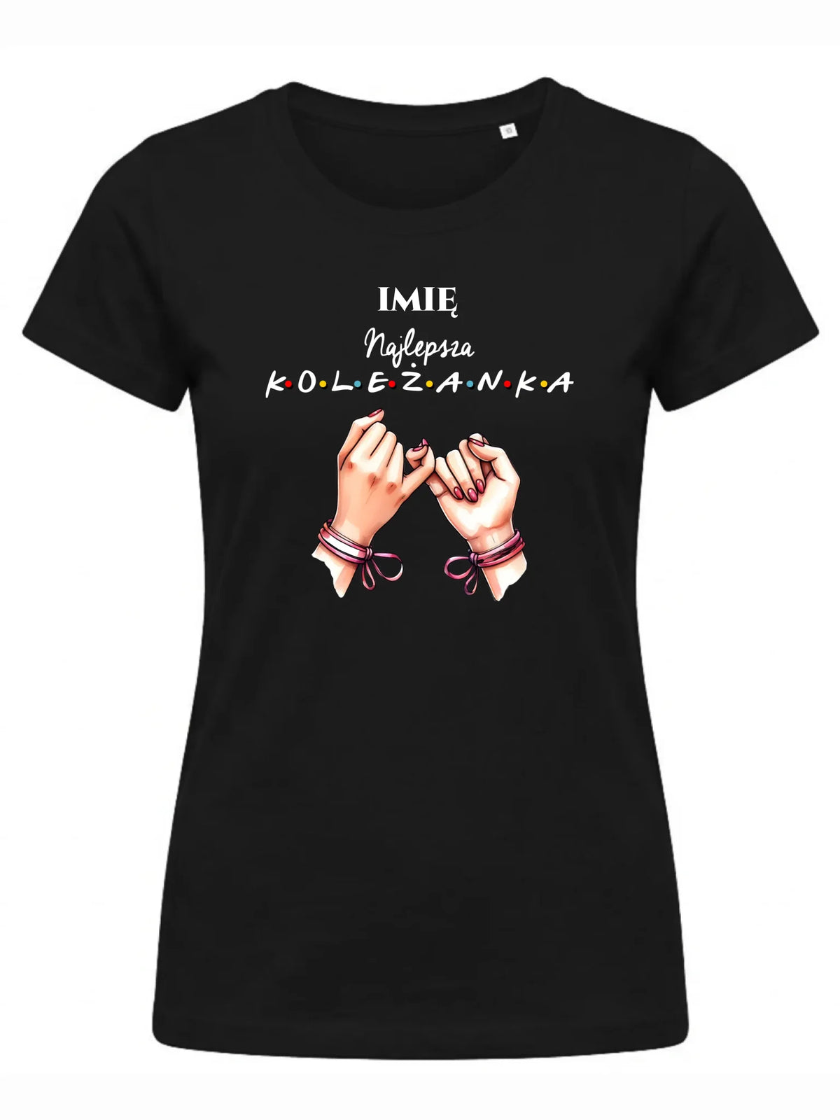 Koszulka damska - Najlepsza koleżanka - personalizowana DZ02