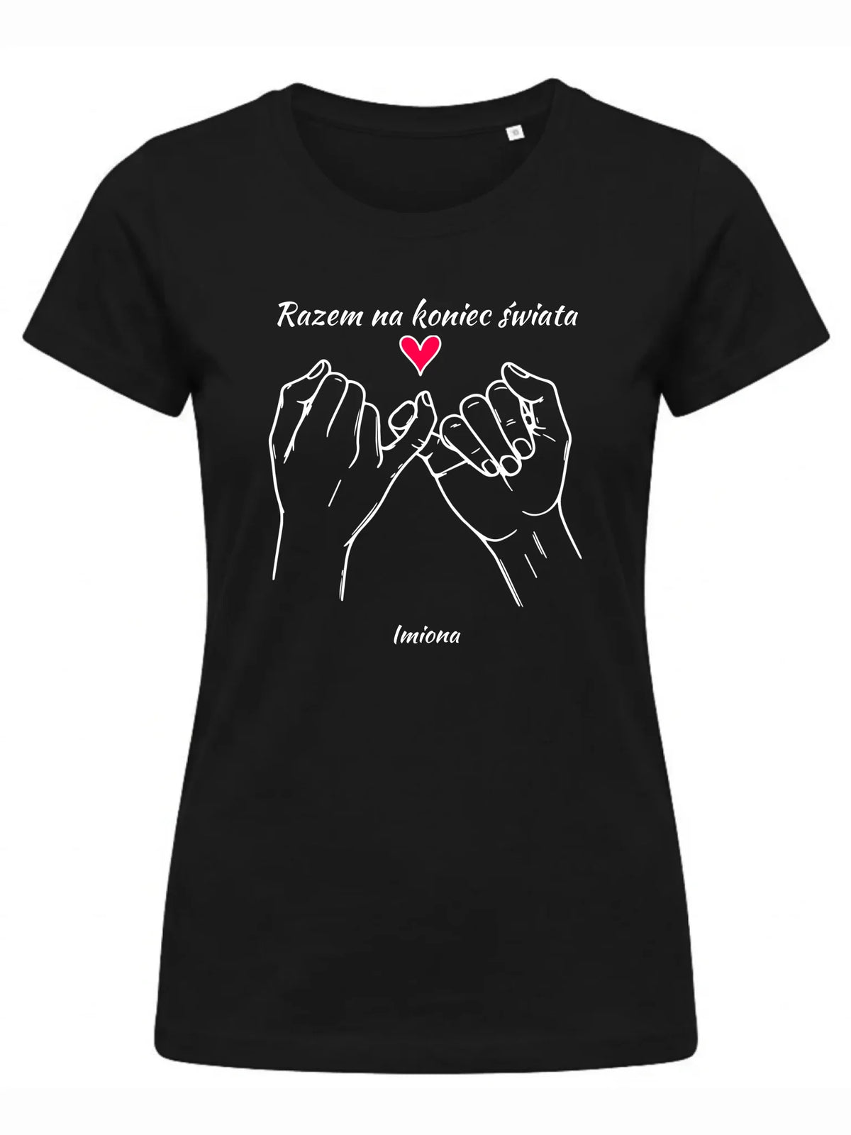 Koszulka damska - Razem na koniec świata - personalizowana W60