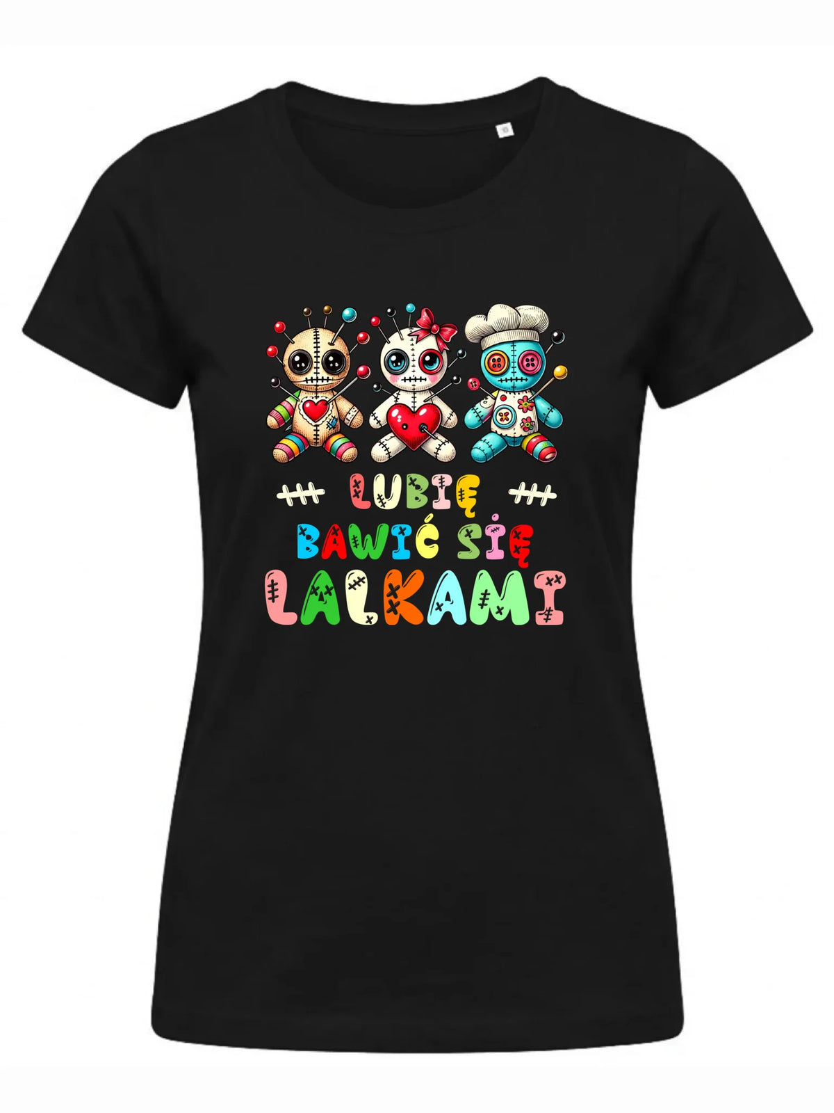 Koszulka damska - Voodoo Lubię bawić się lalkami W52