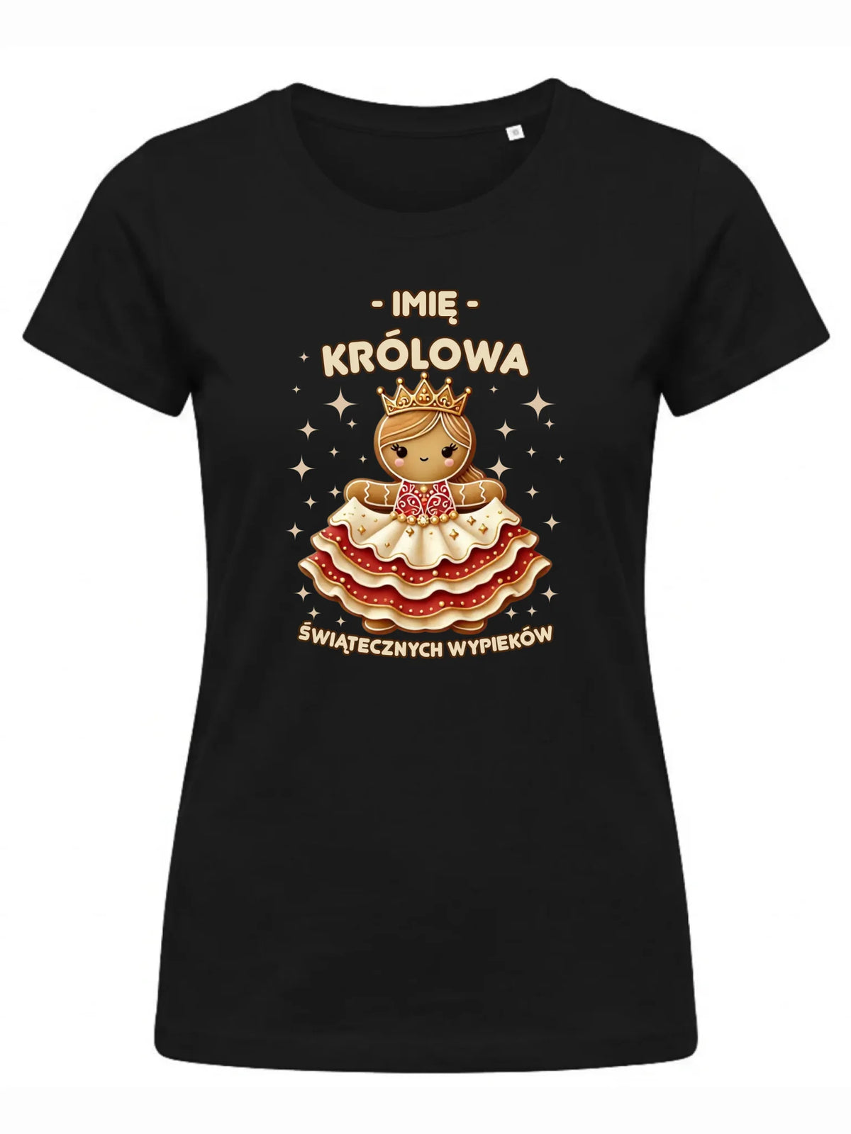 Koszulka damska świąteczna - Królowa świątecznych wypieków - personalizowana BN28
