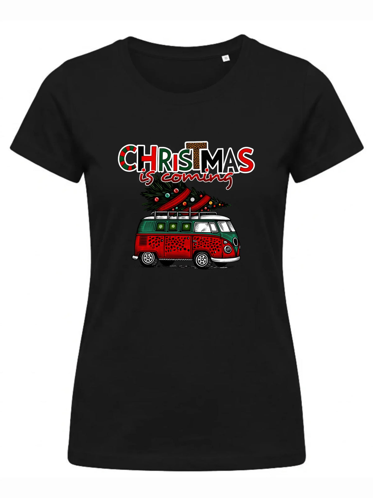 Koszulka damska świąteczna - Kamper Christmas is coming BN42