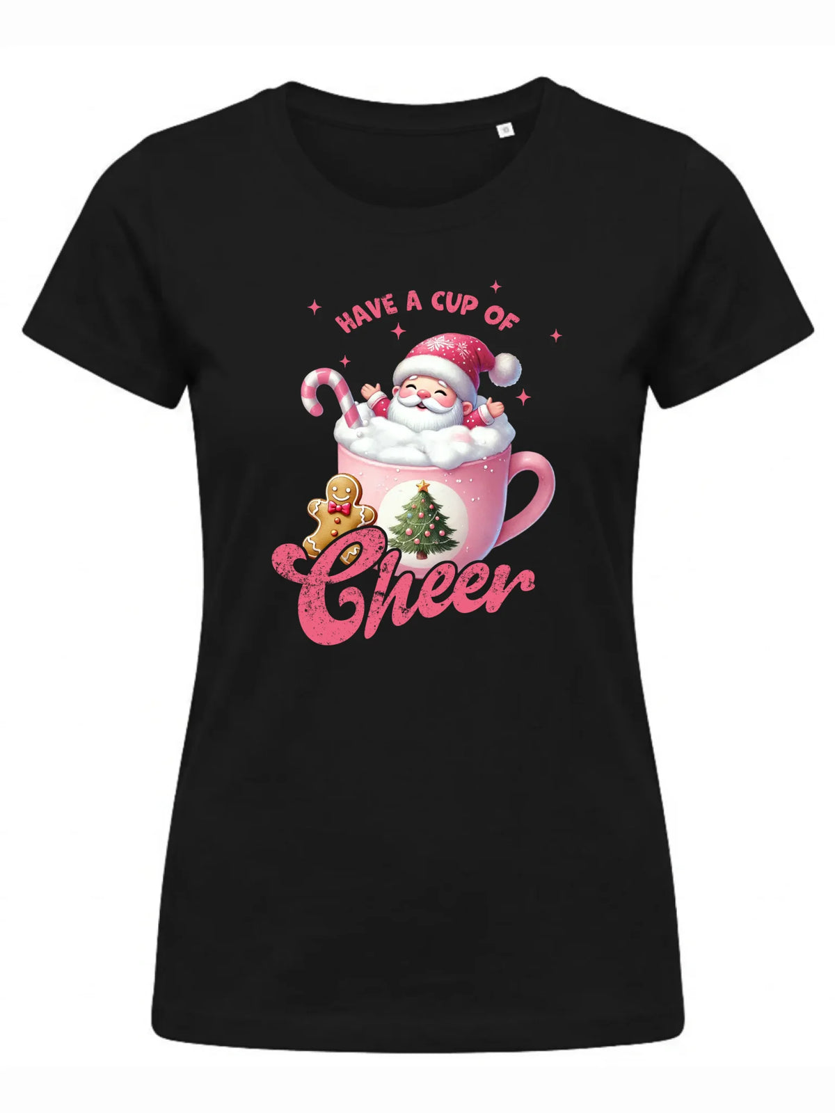 Koszulka damska świąteczna - Have a cup of cheer BN53