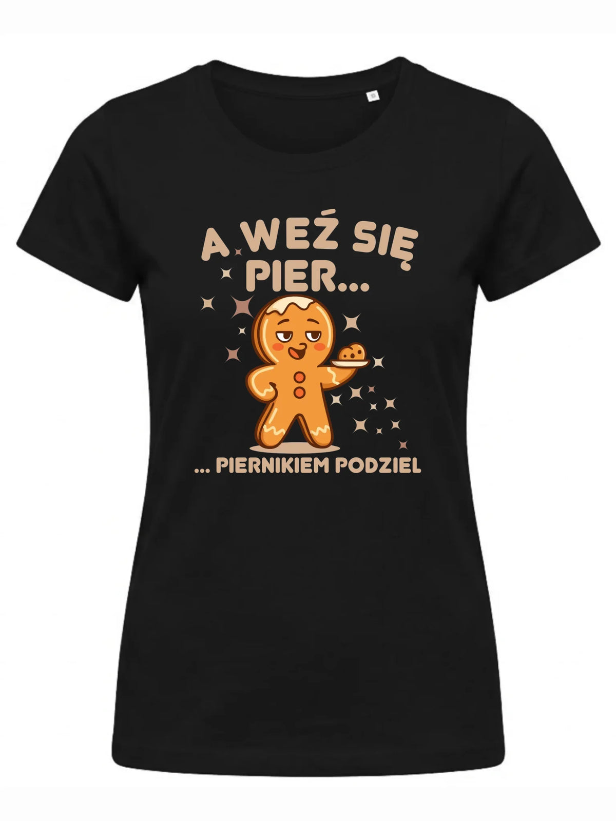 Koszulka damska świąteczna - Piernik A weź się pier... piernikiem podziel BN87