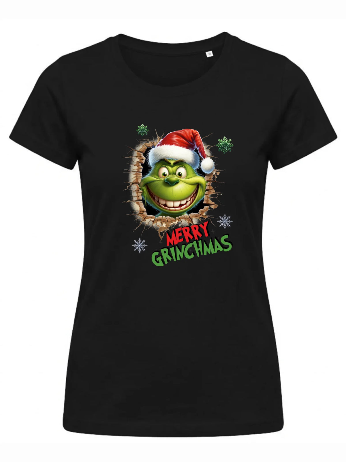 Koszulka damska świąteczna - Grinch - Merry Grinchmas BN113