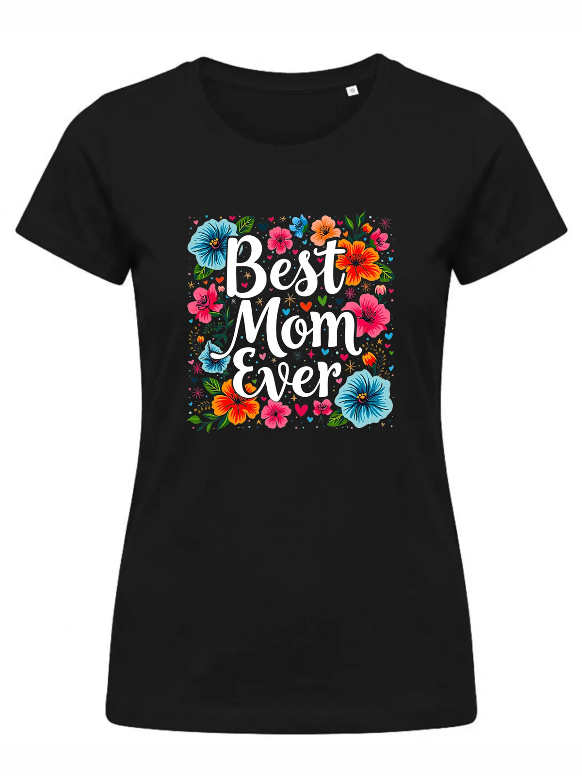 Koszulka damska dla mamy - Kwiaty - Best mom ever DM34