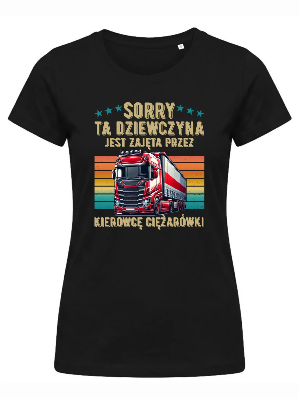 Koszulka damska - Ta dziewczyna jest zajęta przez kierowcę ciężarówki ZKT12