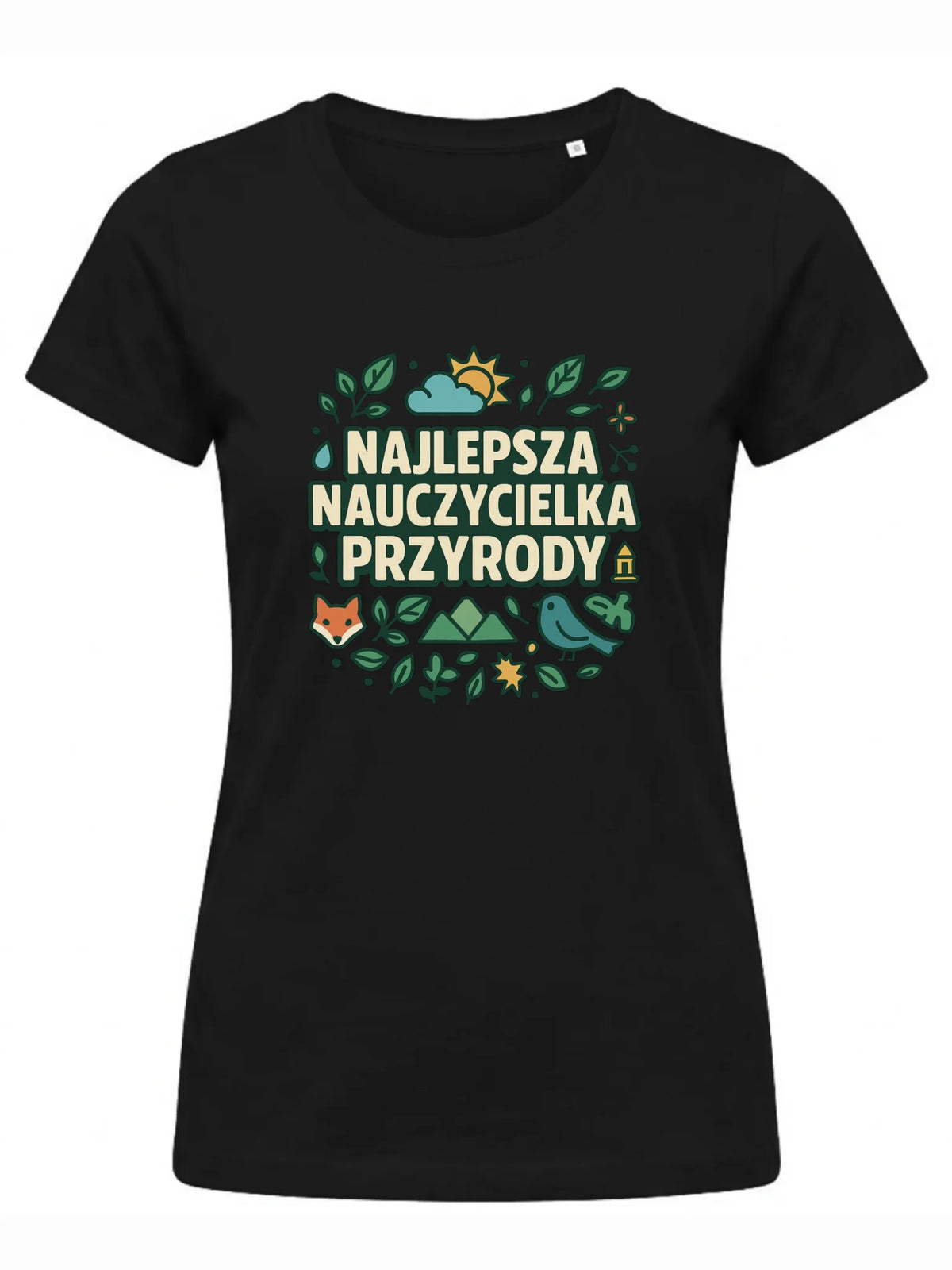 Koszulka damska dla nauczycielki - Najlepsza nauczycielka przyrody N64