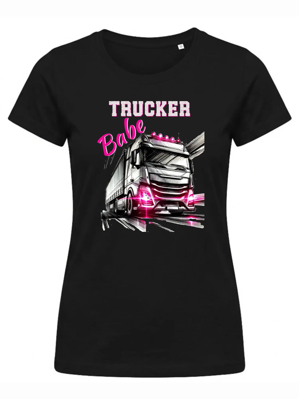 Koszulka damska - kierowca ciężarówki - Trucker Babe ZKT13