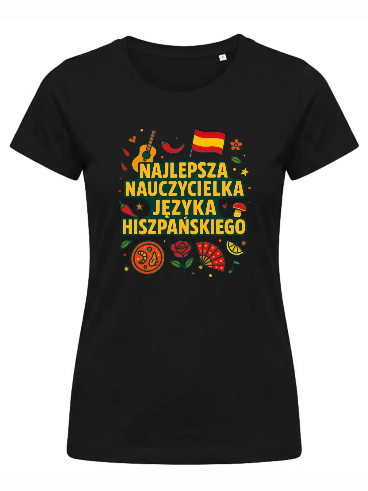 Koszulka damska dla nauczycielki - Najlepsza nauczycielka hiszpańskiego N55