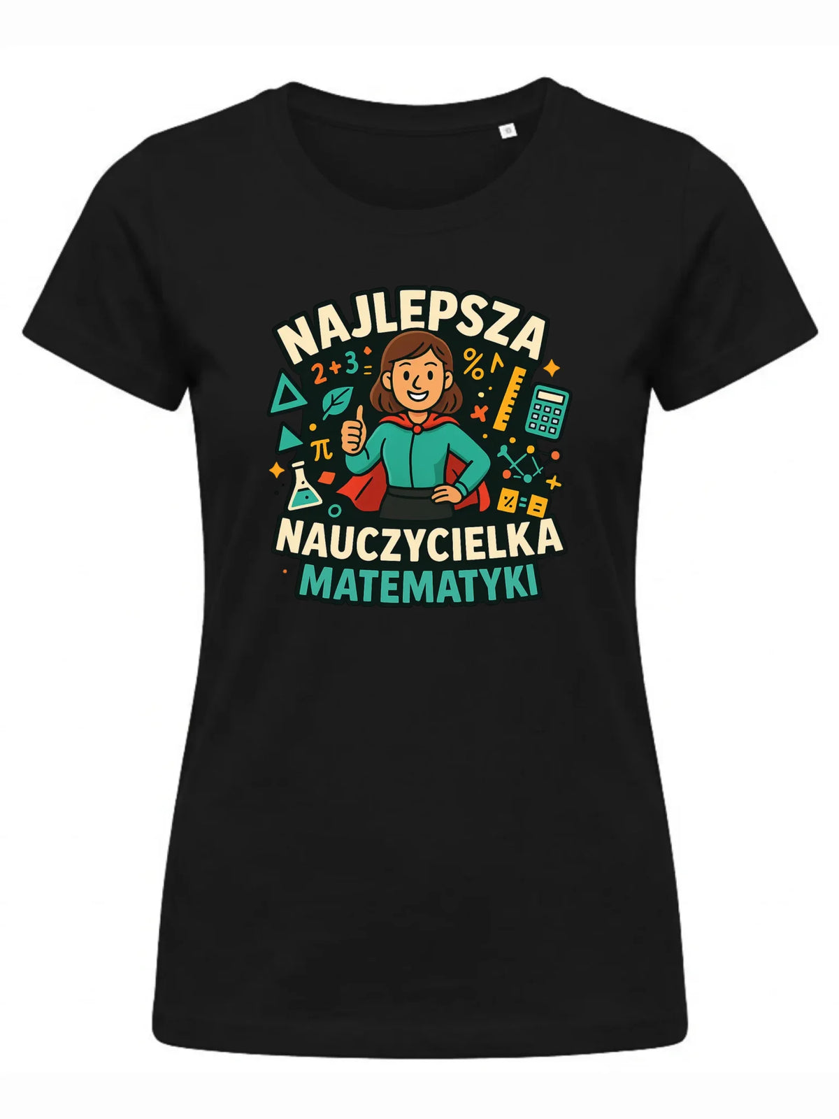Koszulka damska dla nauczycielki - Najlepsza nauczycielka matematyki N46