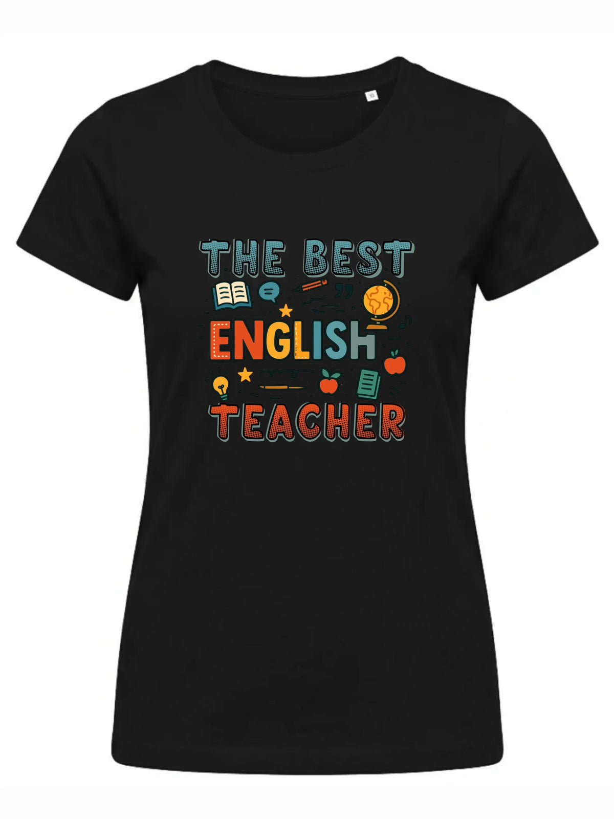 Koszulka damska dla nauczycielki angielskiego - The best english teacher N53