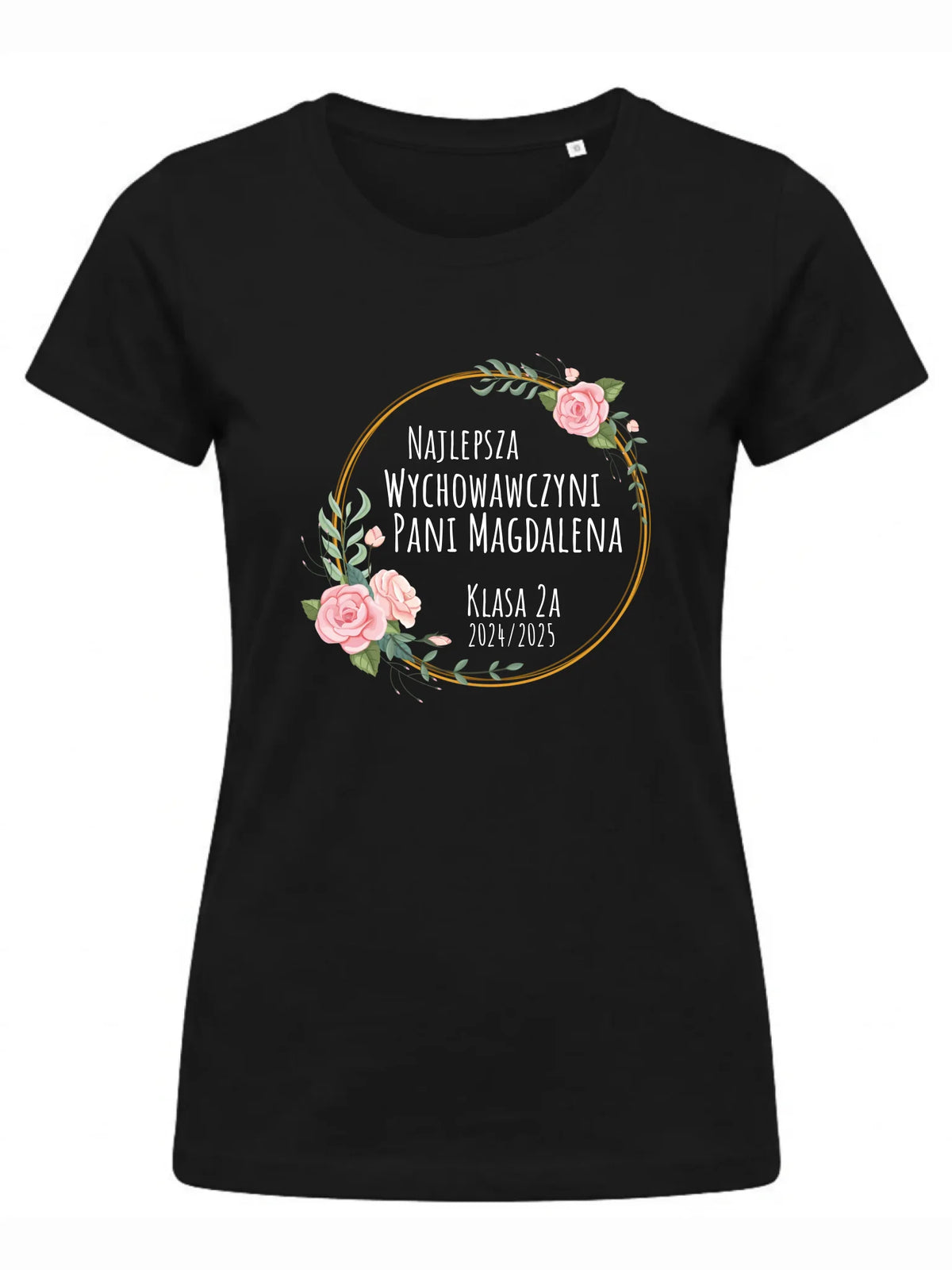 Koszulka damska - Najlepsza Wychowawczyni - personalizowana N02