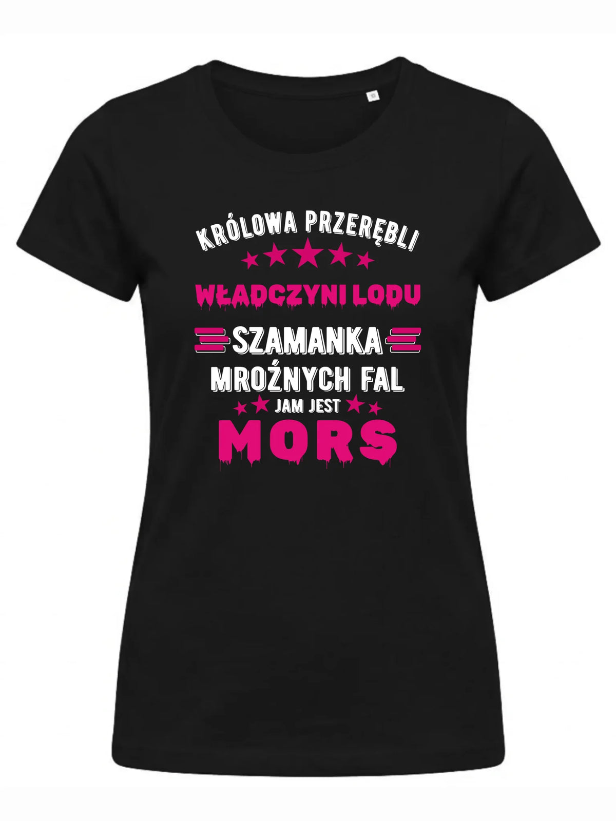 Koszulka damska - prezent dla morsa - Królowa przerębli Jam jest mors HM17