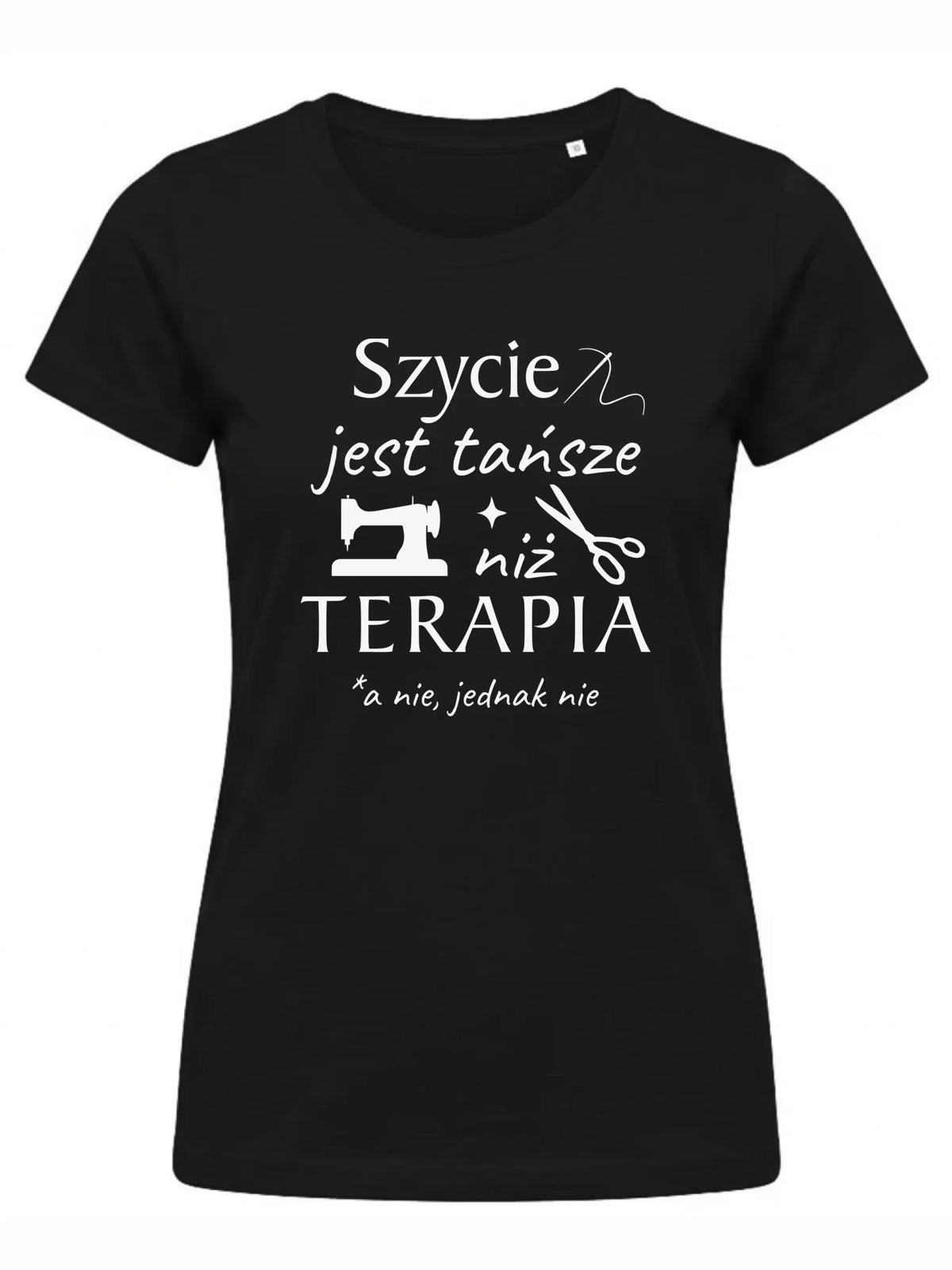 Koszulka damska szyciowa dla krawcowej - Szycie tańsze niż terapia HS04