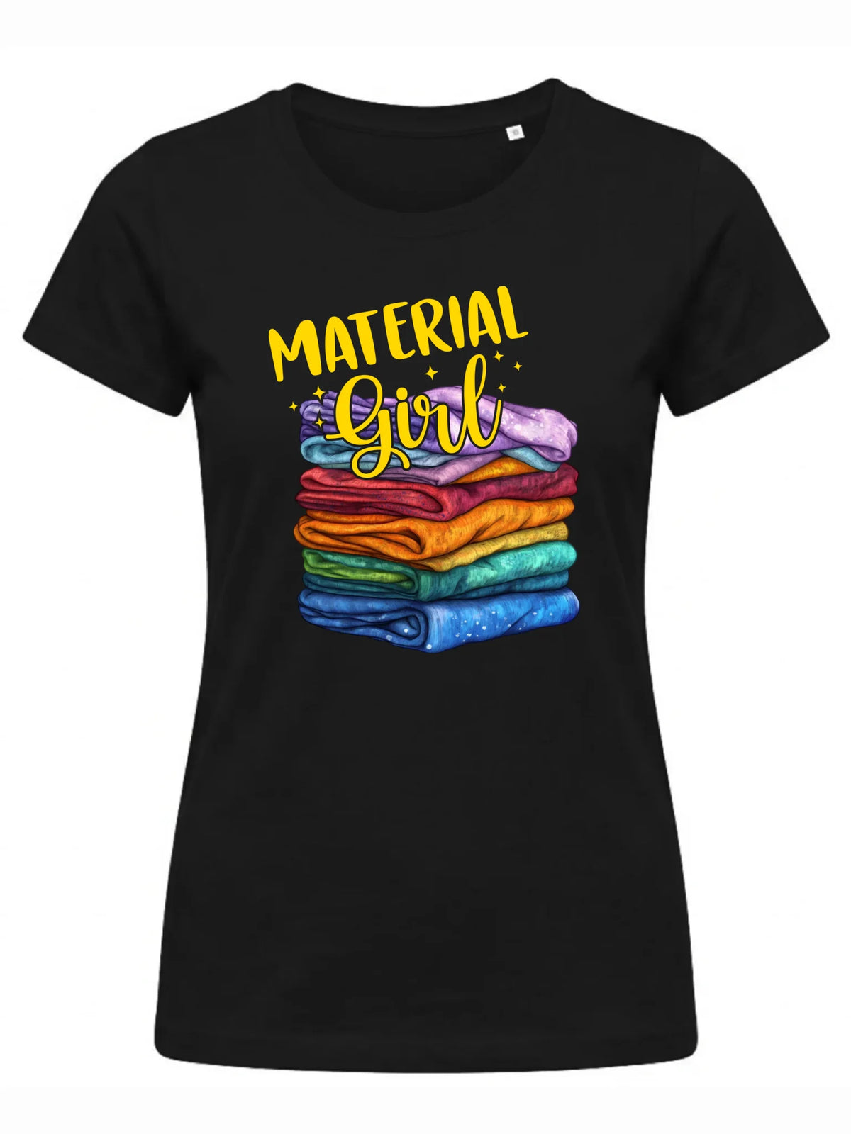 Koszulka damska szyciowa - prezent dla krawcowej - Material Girl HS02
