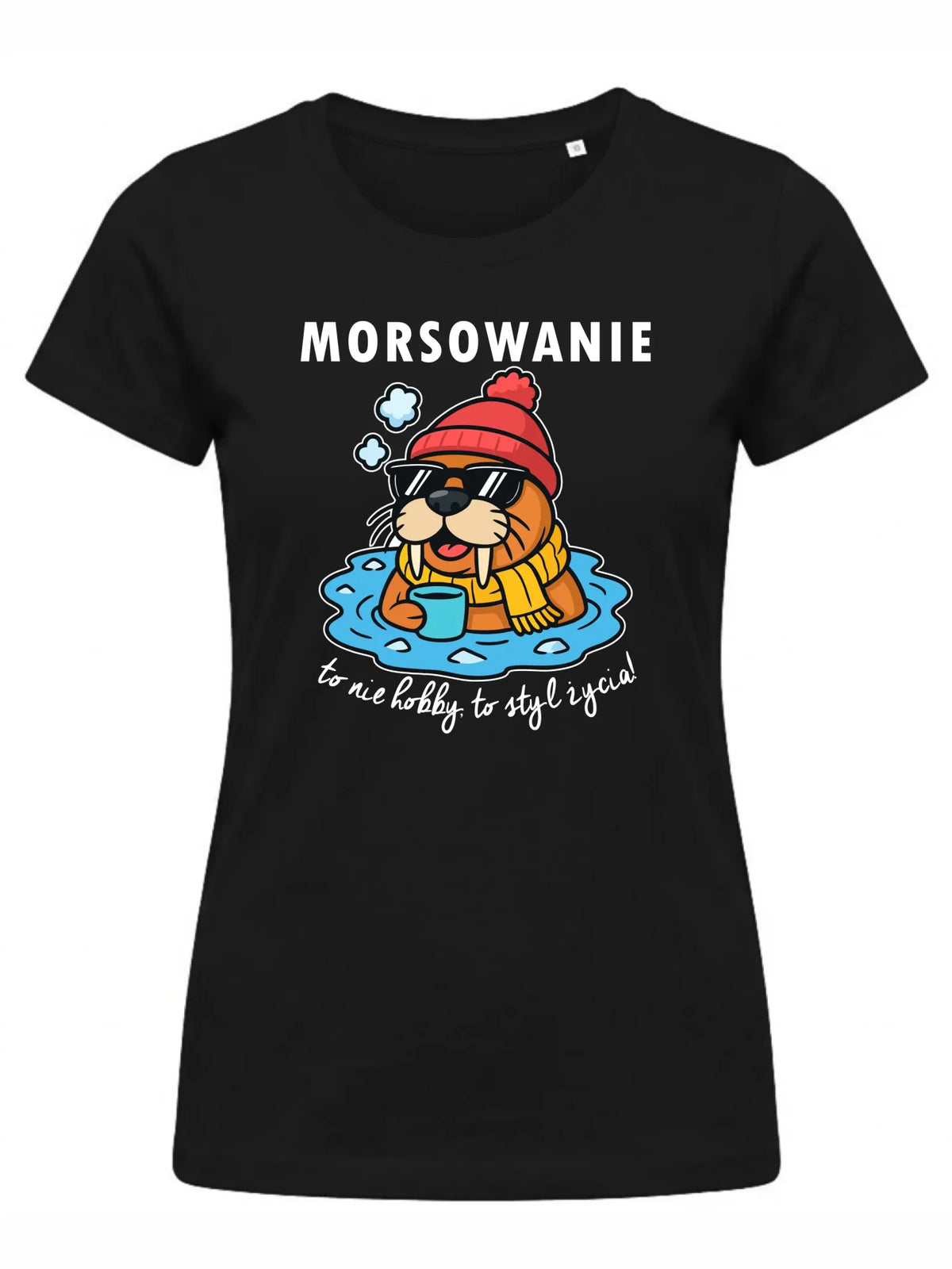 Koszulka damska - prezent dla morsa - Morsowanie to styl życia HM10